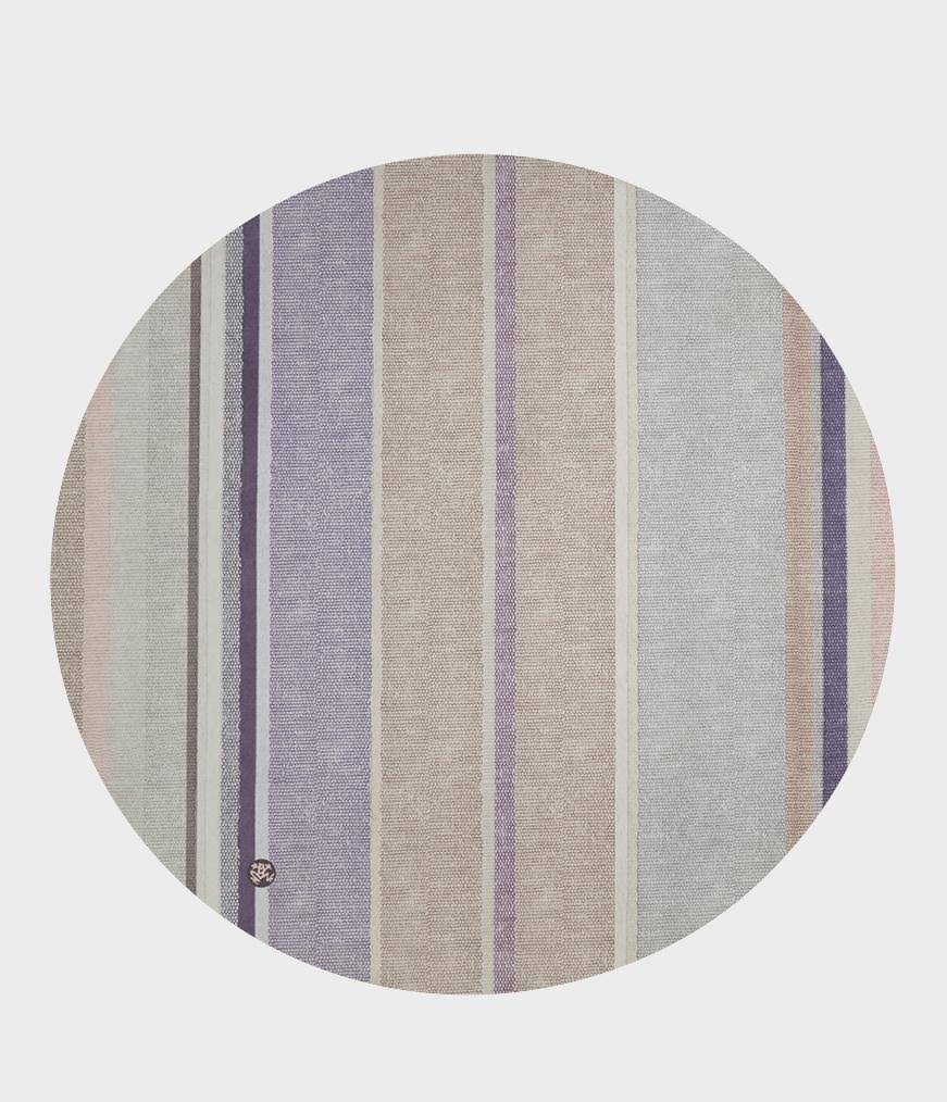 Manduka Equa Eko Round Yoga Mat 3mm Linen Stripe / 59 44_VKQEUZUN