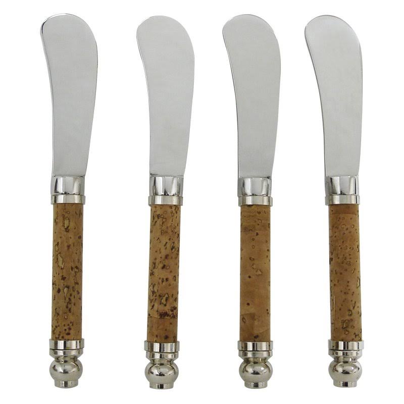 Vinotemp Cheese Spreader with Cork Handle - 4 pack AD_U3MEBQBU Vinotemp Cheese Spreader with Cork Handle - 4 pack AD_U3MEBQBU