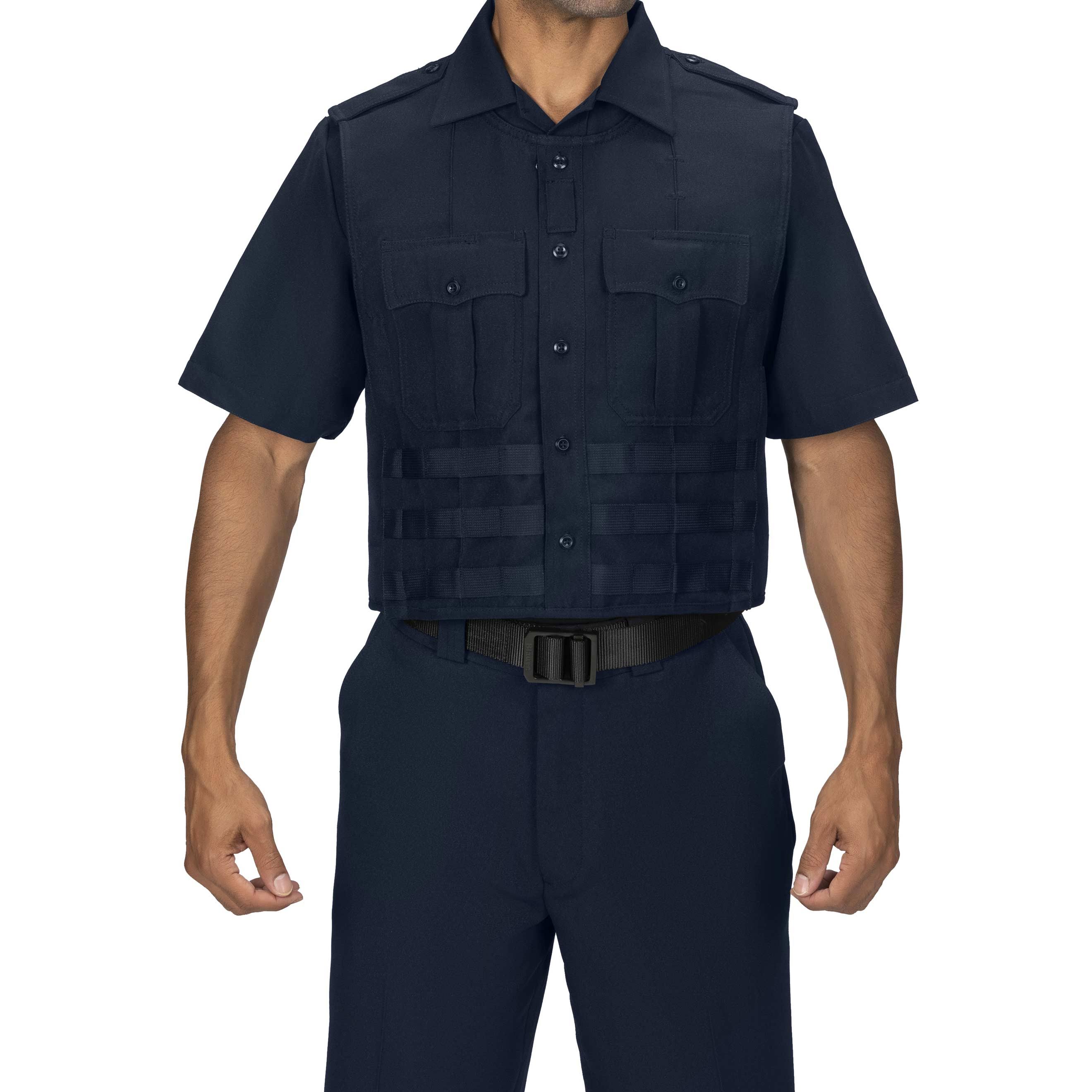 Load Bearing Vest Uniform - ArmorSkin XP Size 4X-Large Reg in Black by Blauer PC_689ZUB1S