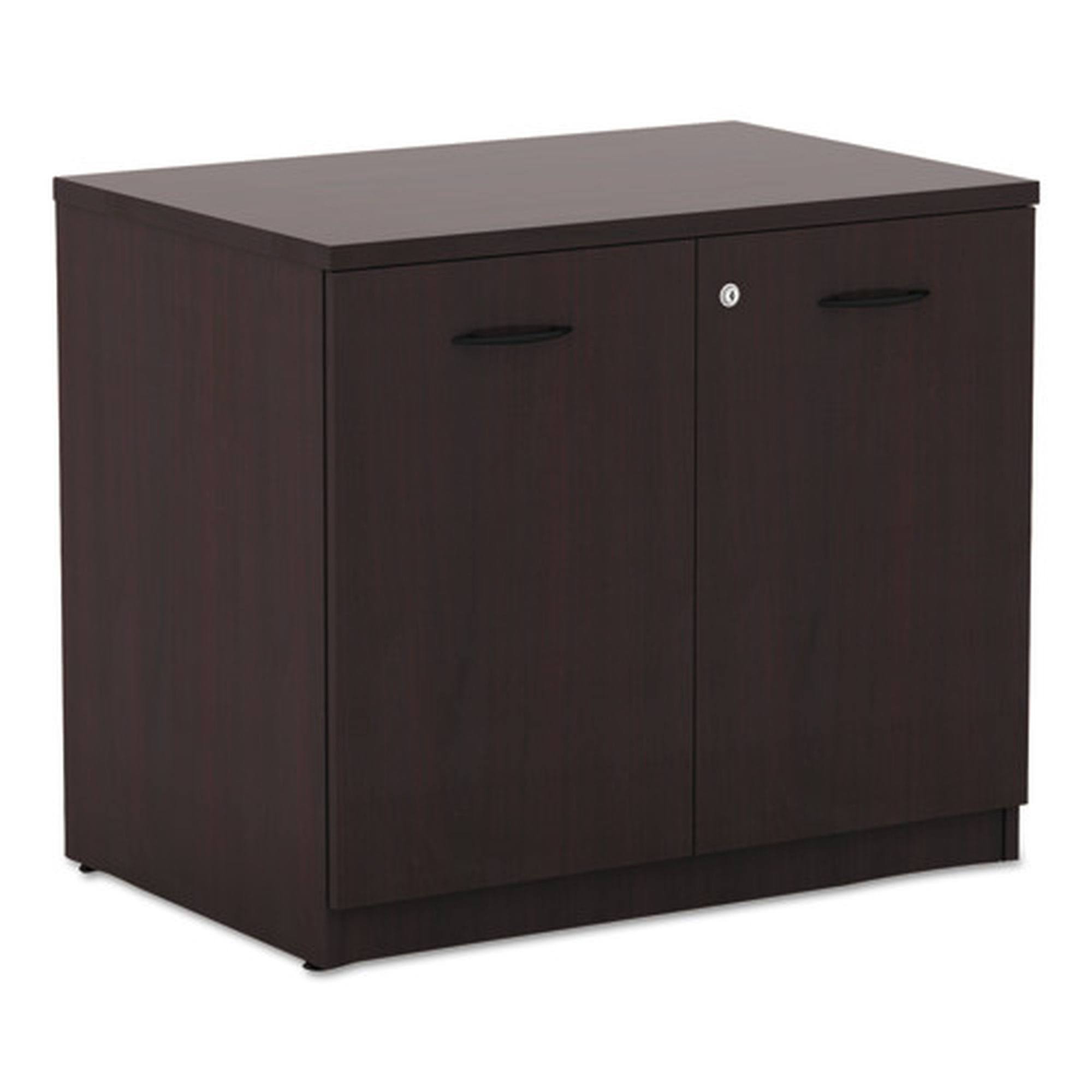 Alera Valencia Series Storage Cabinet 34W x 22 3/4d x 29 1/2H Mahogany K6_4WFDWTIJ Alera Valencia Series Storage Cabinet 34W x 22 3/4d x 29 1/2H Mahogany K6_4WFDWTIJ