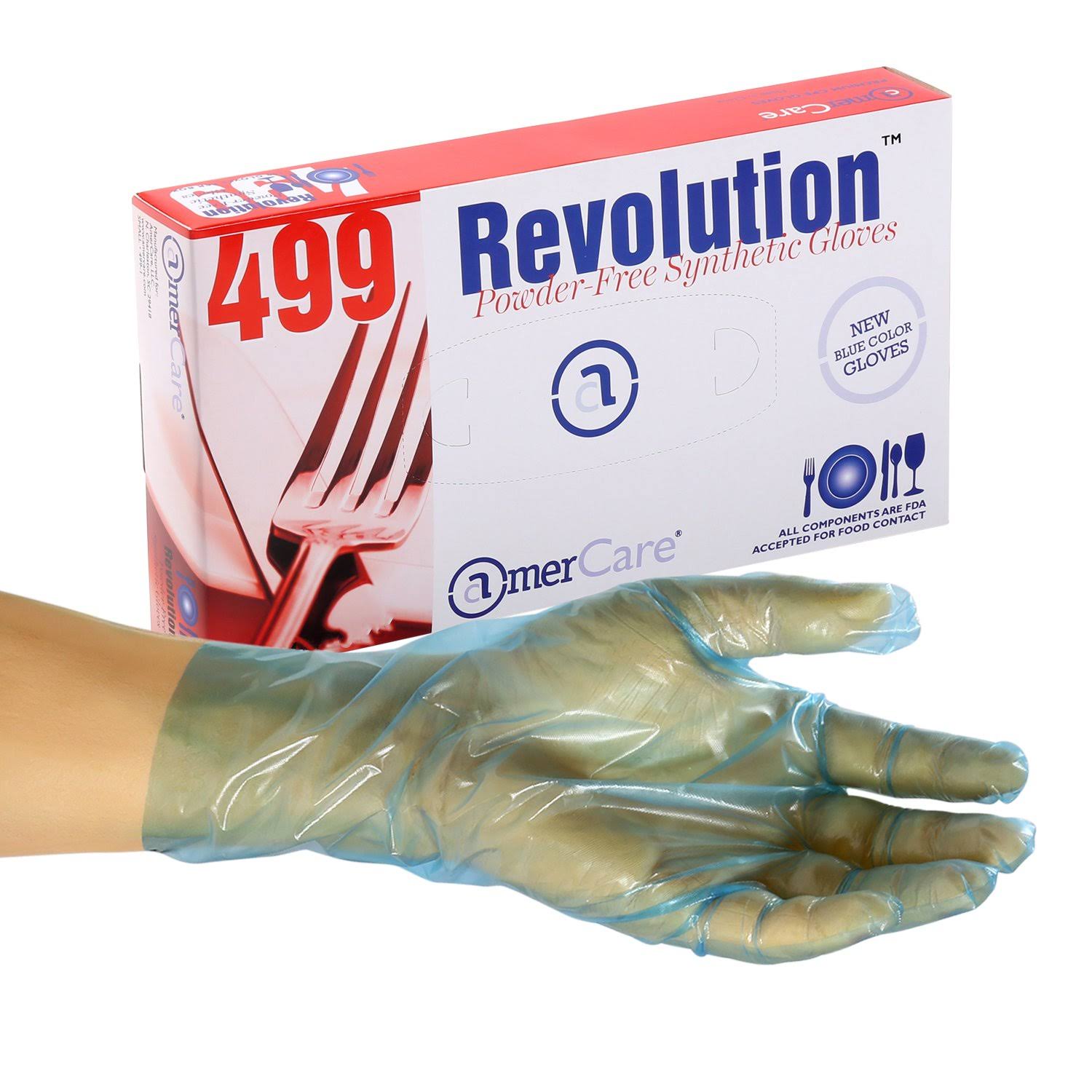 Medium Powder-Free Poly Revolution Blue Cast Textured Gloves, Case of 1000 NH_4LE3VOBO Medium Powder-Free Poly Revolution Blue Cast Textured Gloves, Case of 1000 NH_4LE3VOBO