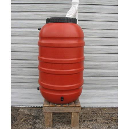 Upcycle 55 Gallon Terra Cotta Rain Barrel, Other NC_EBIDBVAD