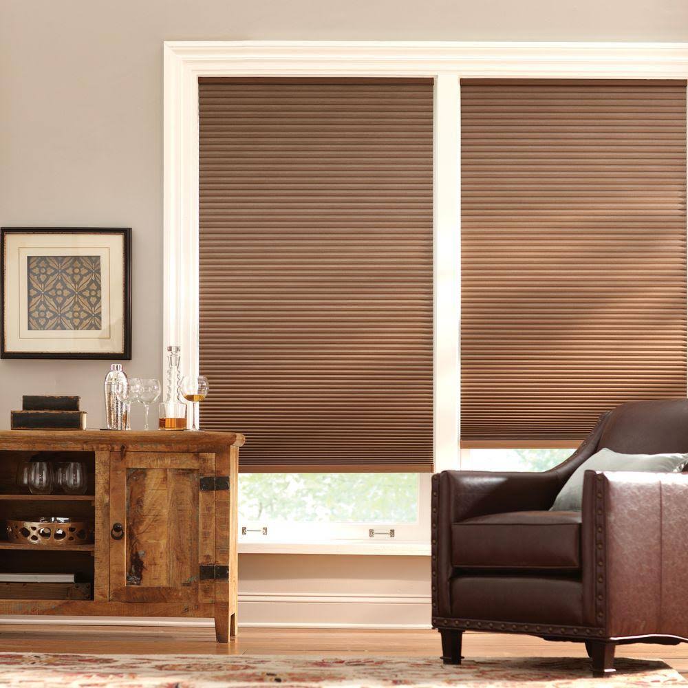 Home Decorators Collection Mocha Cordless Blackout Cellular Shade - 45.5 in. W x 72 in. L, Brown MW_2MQXHEBG Home Decorators Collection Mocha Cordless Blackout Cellular Shade - 45.5 in. W x 72 in. L, Brown MW_2MQXHEBG