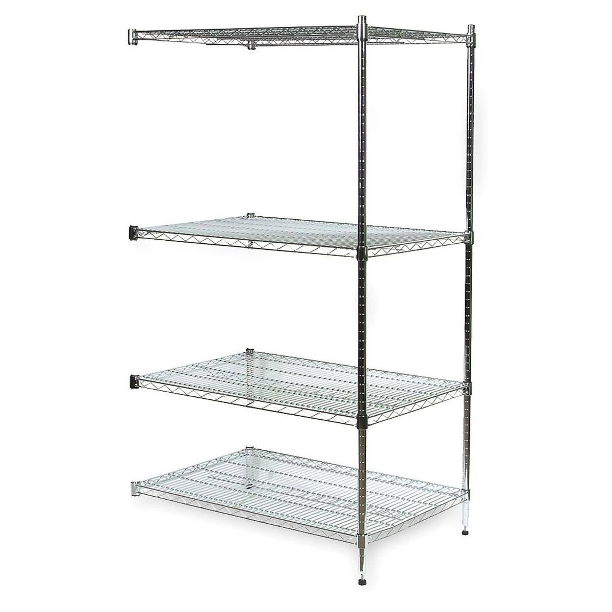 Zoro Select 2HGK4 Wire Shelving, 18 TZ_IDV3L2WN Zoro Select 2HGK4 Wire Shelving, 18 TZ_IDV3L2WN