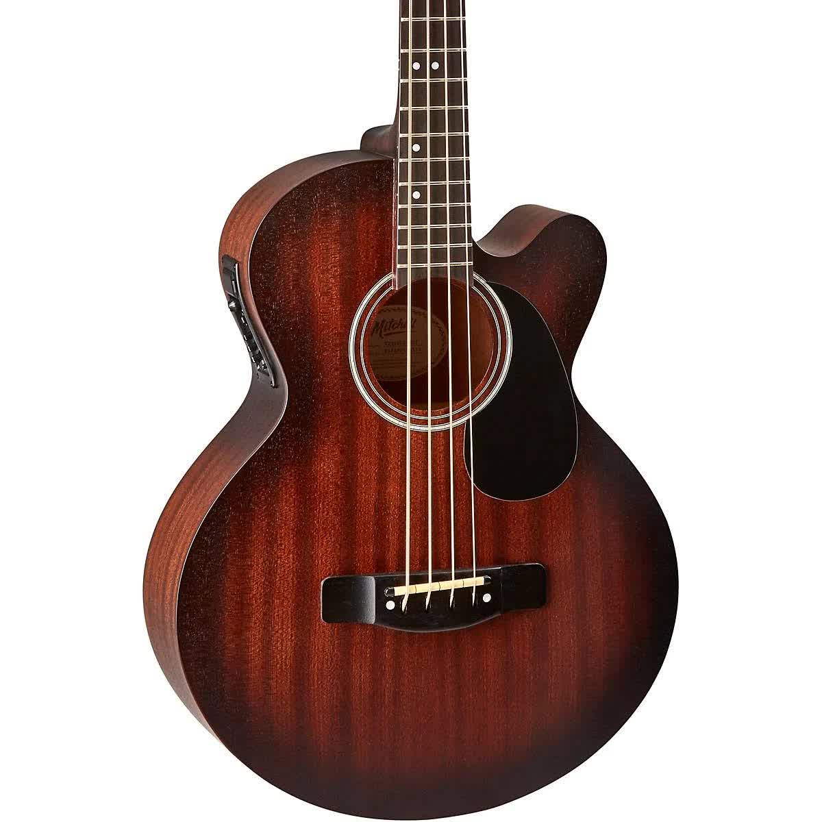 Mitchell T239B-CE-BST Terra Acoustic Electric Bass Edge Burst XC_TJOEWLSC