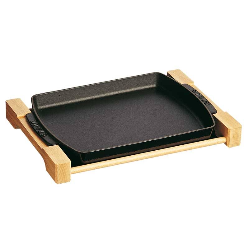 Staub 1205223 Wooden PLATE, Black RY_PB156YOX