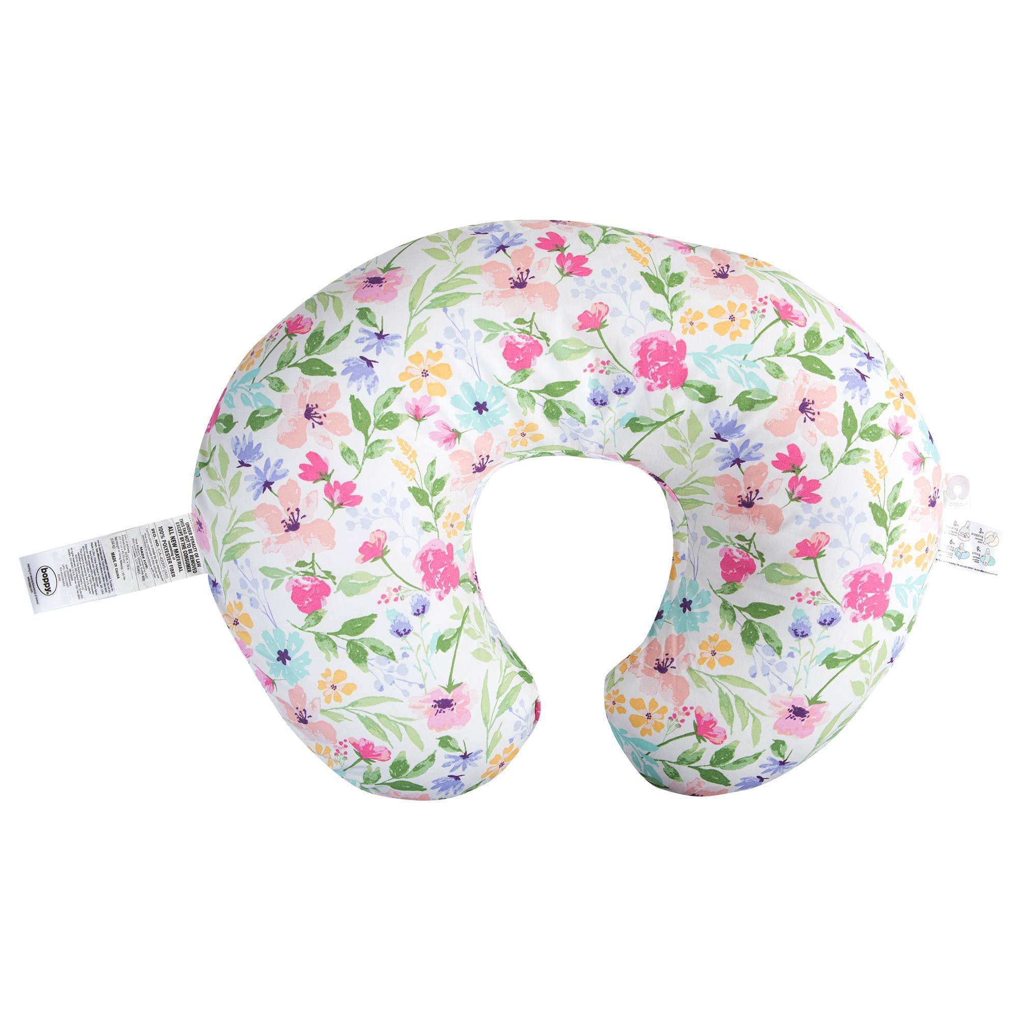 Boppy Original Feeding and Infant Support Pillow - Colorful Watercolor Flowers MS_ZSQN1JWD