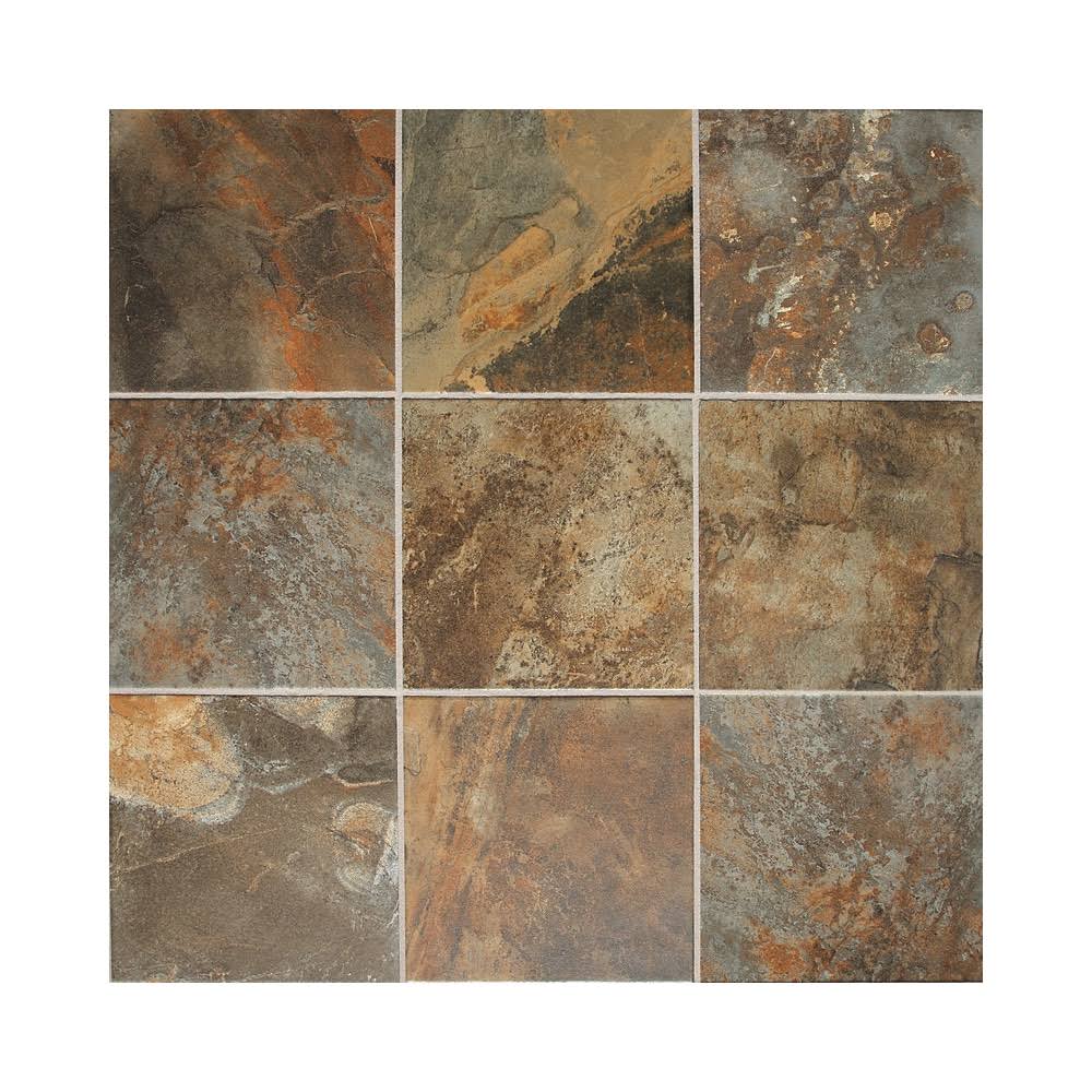 American Olean Kendal Slate 15-Pack Carlisle Black 12-in x 12-in Glazed Porcelain Stone Look Floor and Wall Tile | KS0312121P6 CN_ZKNN6REK American Olean Kendal Slate 15-Pack Carlisle Black 12-in x 12-in Glazed Porcelain Stone Look Floor and Wall Tile | KS0312121P6 CN_ZKNN6REK