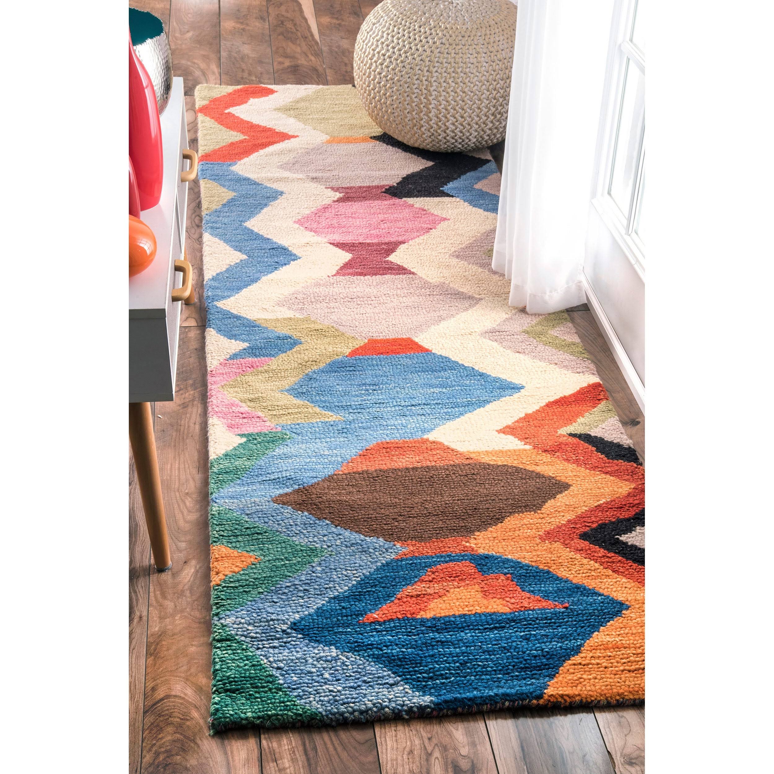 nuLOOM Hand Tufted Aguirre 2' 6 RQ_UIZXYDHB nuLOOM Hand Tufted Aguirre 2' 6 RQ_UIZXYDHB
