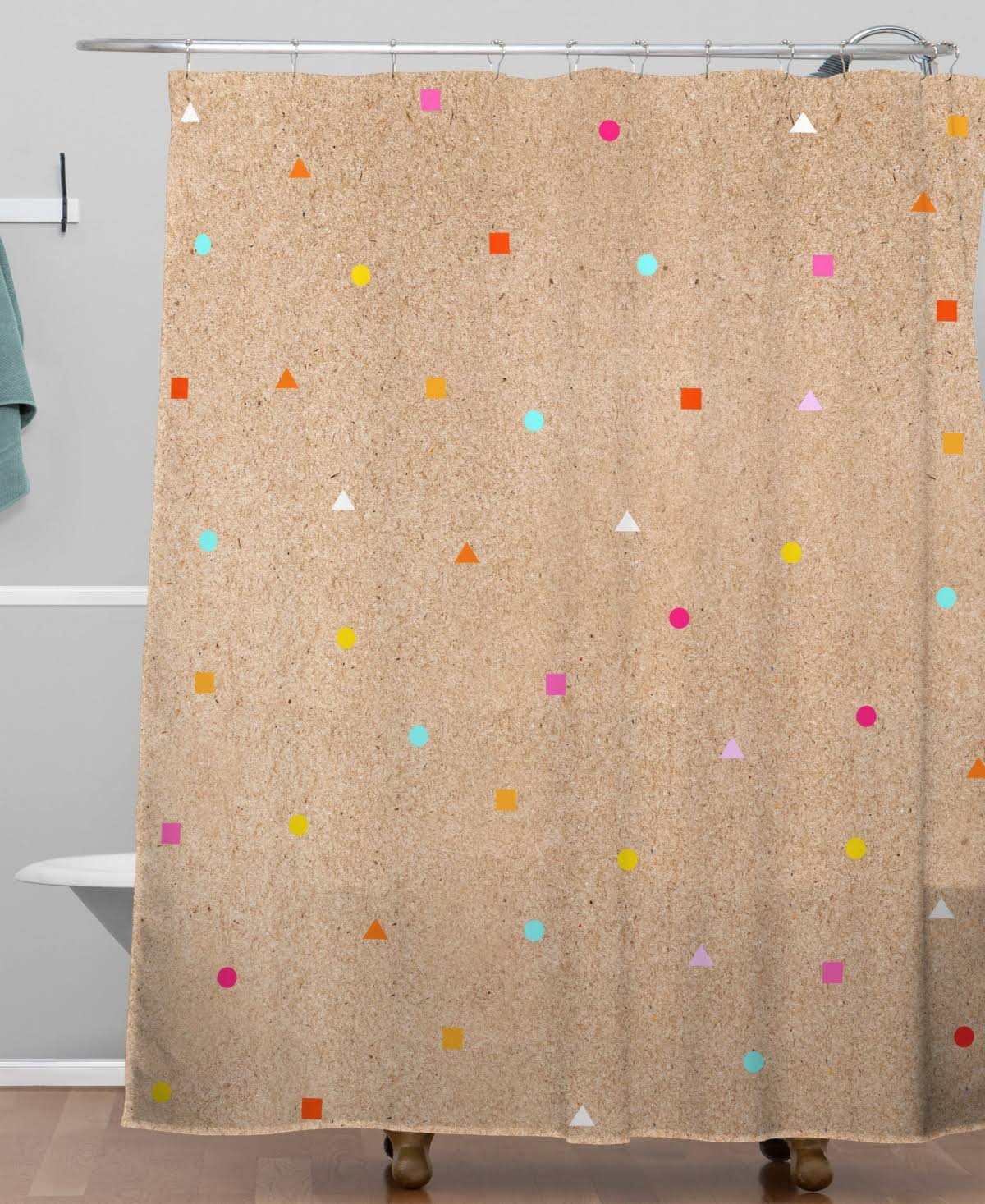 Deny Designs Iveta Abolina Peach Taffy Shower Curtain - Multi KL_STPV7MNA