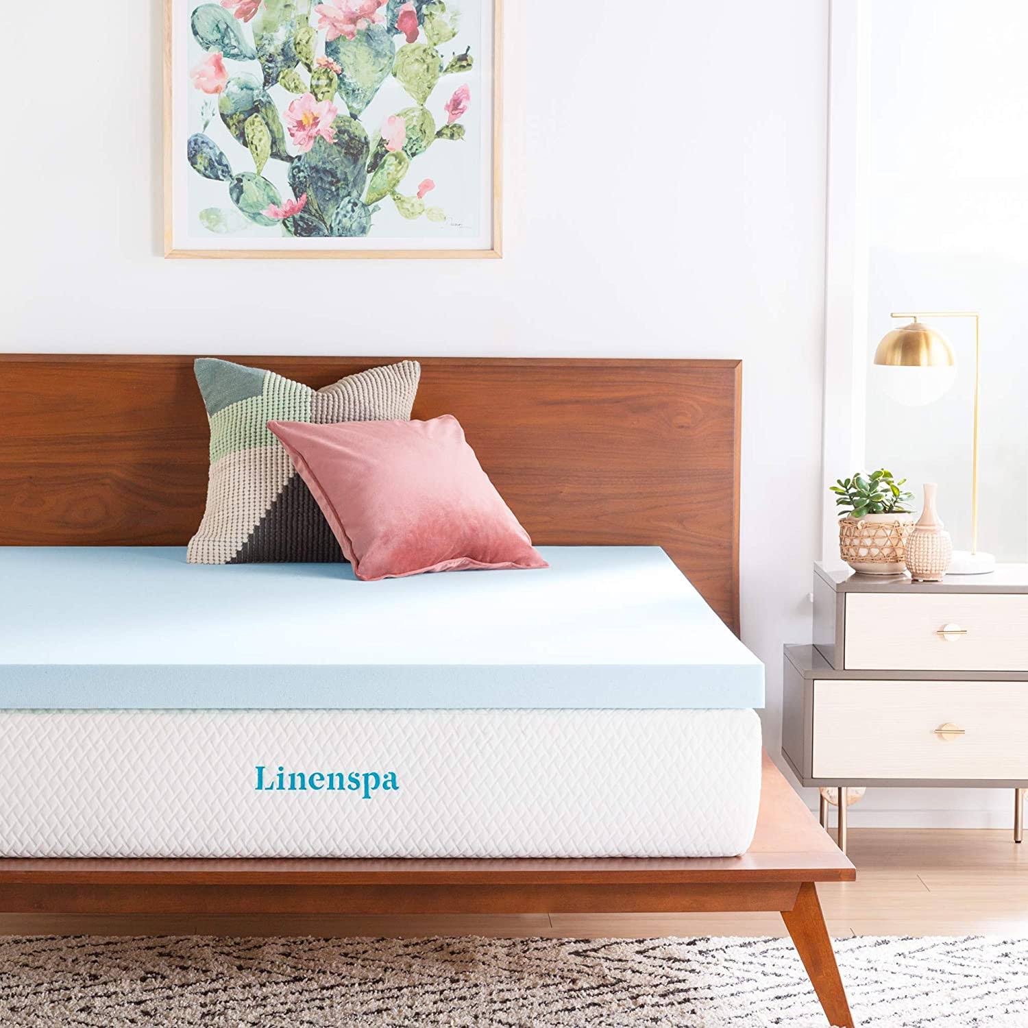 Linenspa 3 inch Gel Infused Memory Foam Mattress Topper - Twin Size 2Z_T2RE4Y9P Linenspa 3 inch Gel Infused Memory Foam Mattress Topper - Twin Size 2Z_T2RE4Y9P