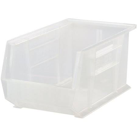 Quantum Ultra Stack and Hang Bin, 8-1/4 x 14-3/4 x 7, Clear, Lot of 12 SW_LQWGH9JZ Quantum Ultra Stack and Hang Bin, 8-1/4 x 14-3/4 x 7, Clear, Lot of 12 SW_LQWGH9JZ