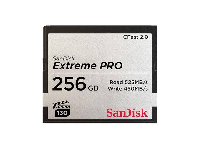 SanDisk Extreme Pro 256 GB CFast 2.0 Memory Card, Black YQ_ZVVVELOG