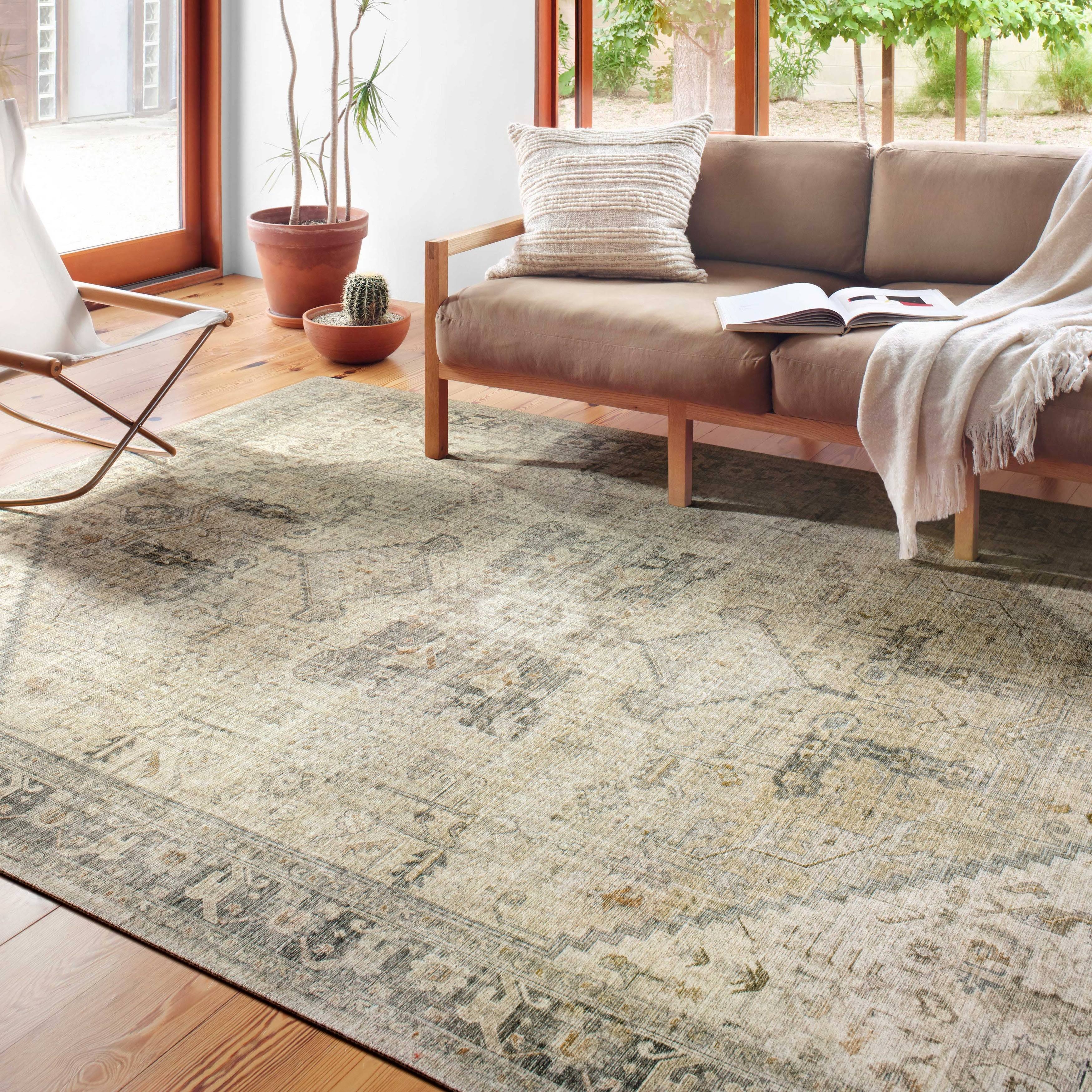 Alexander Home Leanne Printed Persian Distressed Vintage Area Rug - 2'-6 HD_CWHNLCDD Alexander Home Leanne Printed Persian Distressed Vintage Area Rug - 2'-6 HD_CWHNLCDD