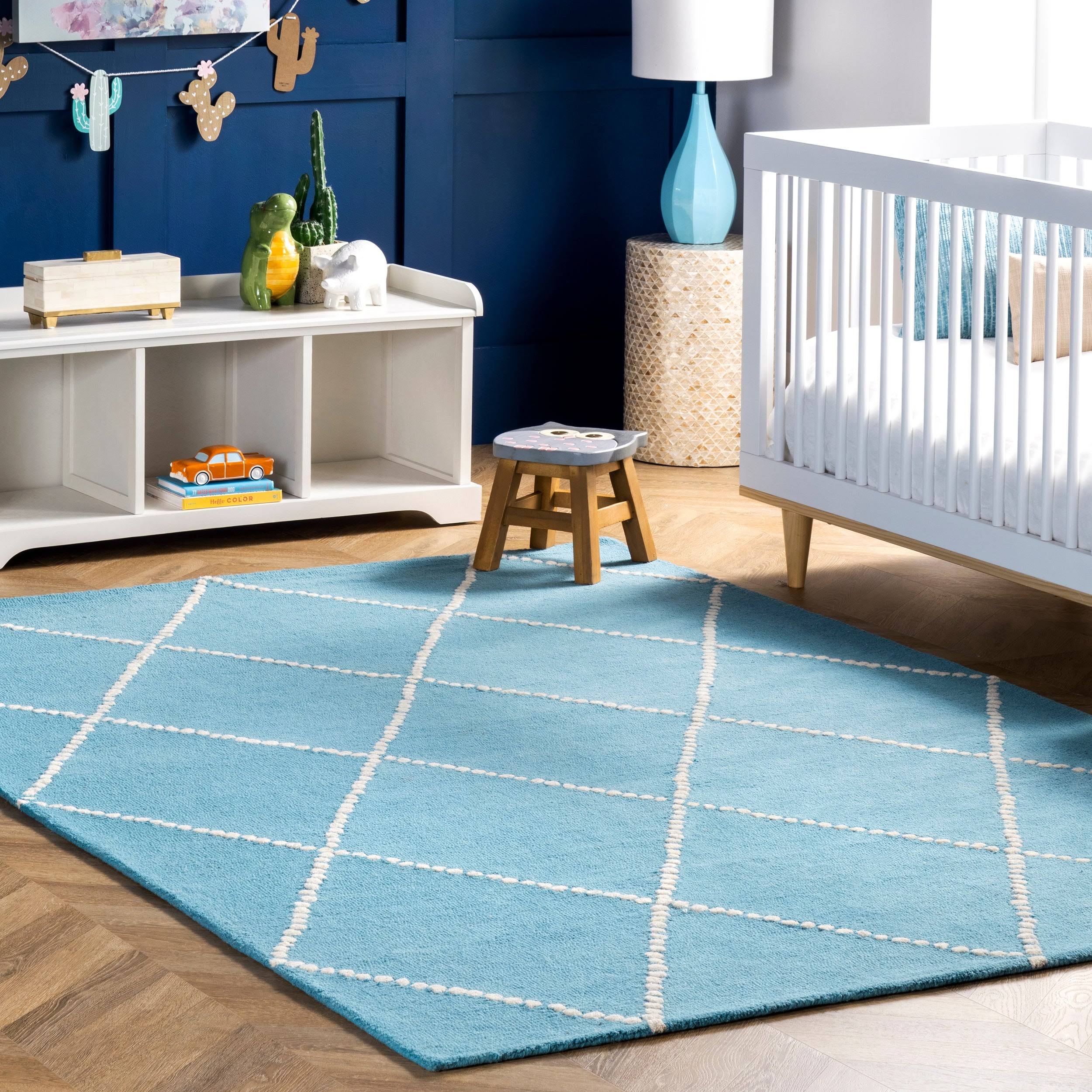 nuLOOM Dotted Diamond Trellis Green 8 ft. x 10 ft. Indoor Area Rug YL_CXSZL7QN