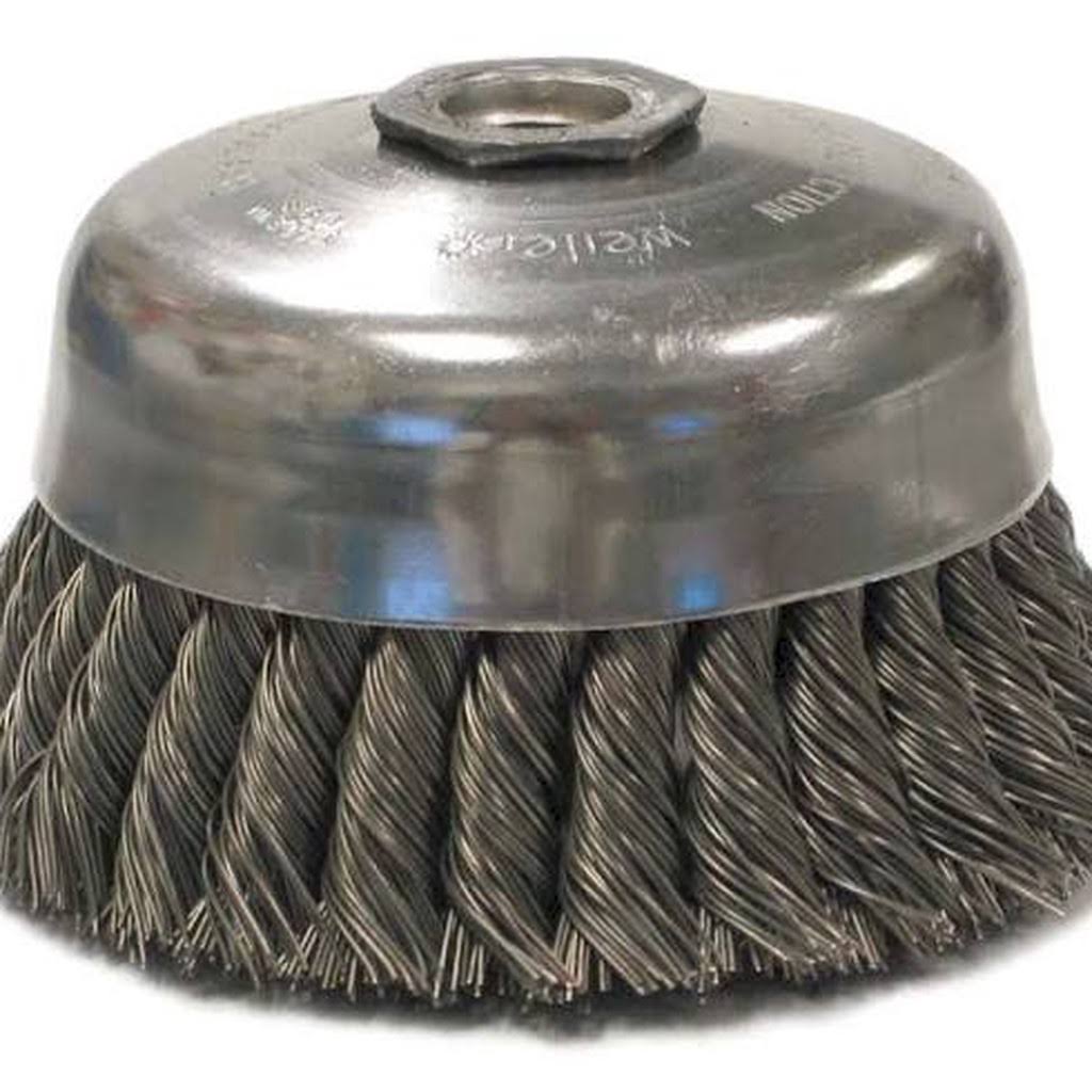 Weiler Single Row Heavy-Duty Knot Wire Cup Brushes 12816 ER_MEUYFJVQ Weiler Single Row Heavy-Duty Knot Wire Cup Brushes 12816 ER_MEUYFJVQ