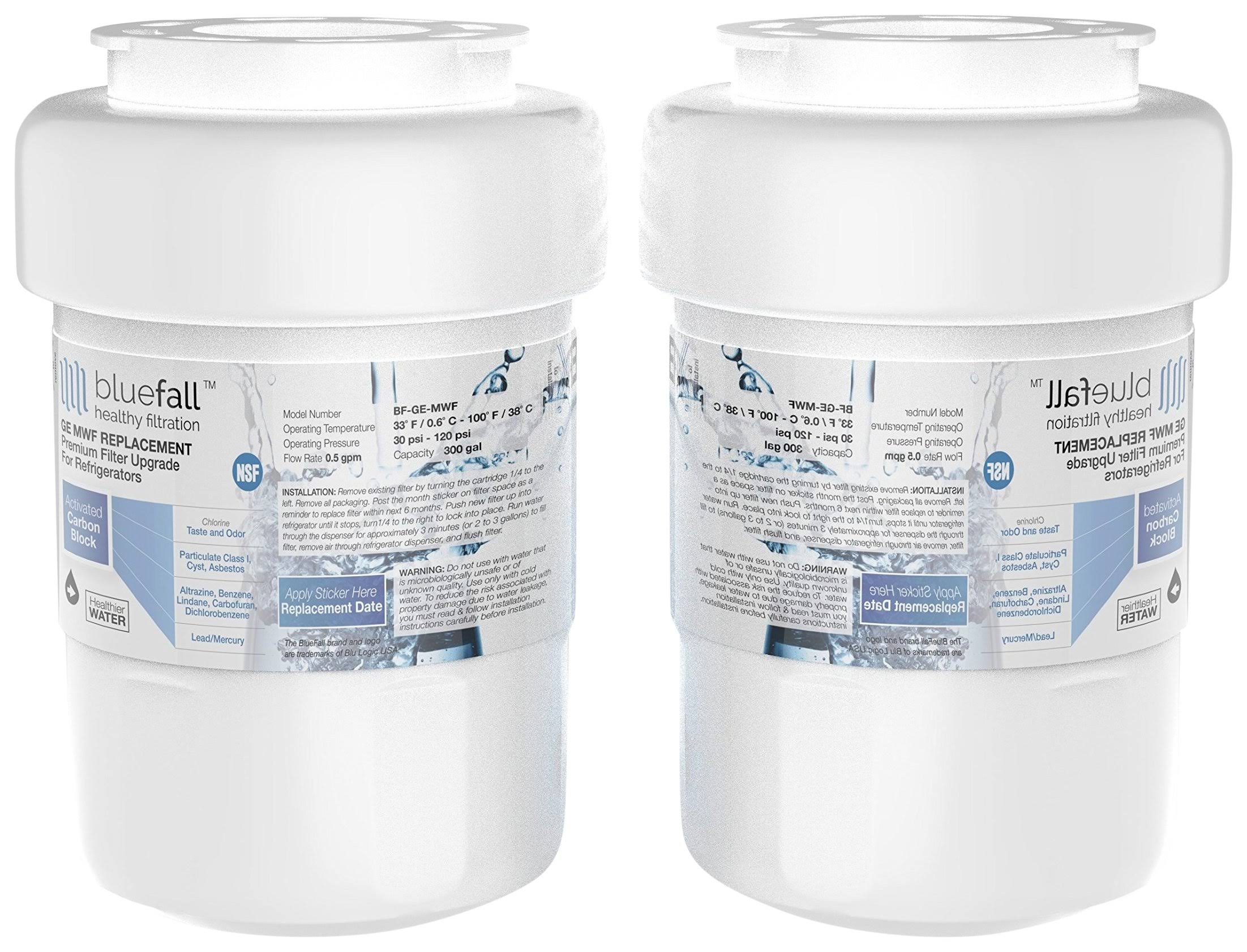 BlueFall GE MWF SmartWater Compatible Water Filter 2 Pack UZ_NKKHLLVL BlueFall GE MWF SmartWater Compatible Water Filter 2 Pack UZ_NKKHLLVL