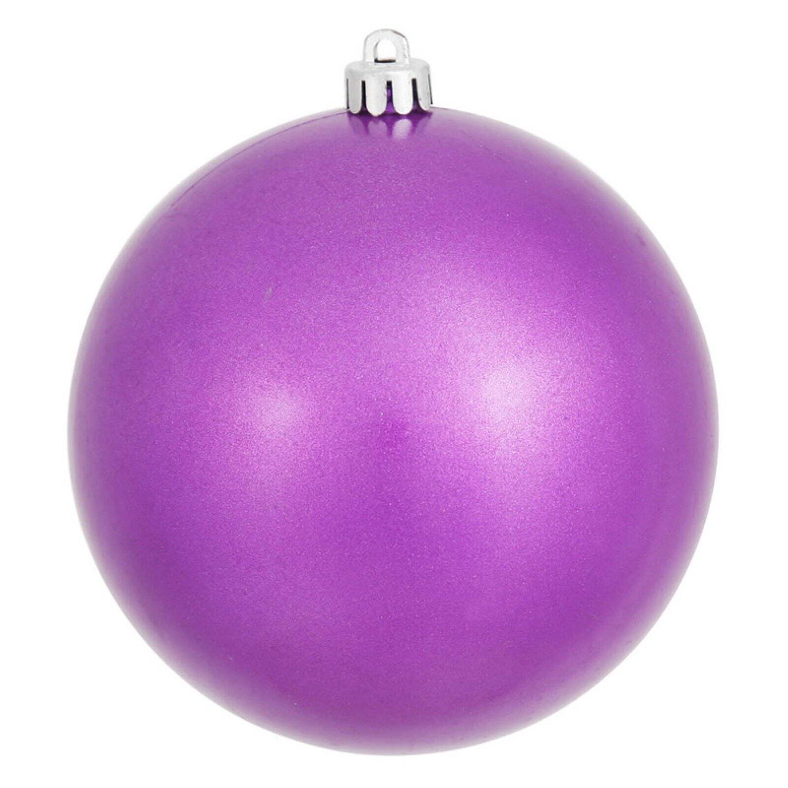 Vickerman 12 in. Candy Ball Ornament Orchid YH_MI8H6KSA