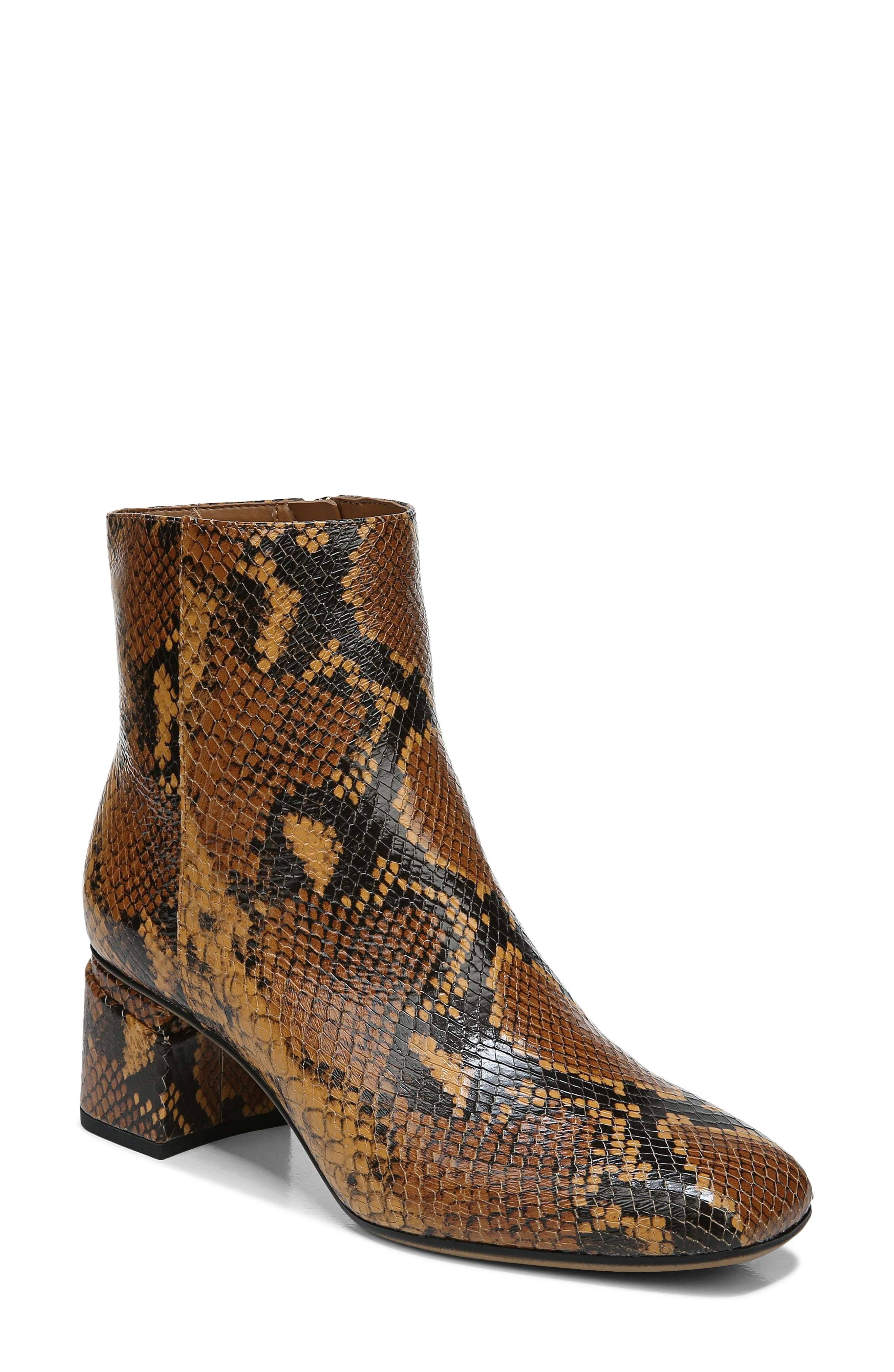 Franco Sarto MARQUEE Booties - Brown Leather UB_MHOJFVEL Franco Sarto MARQUEE Booties - Brown Leather UB_MHOJFVEL