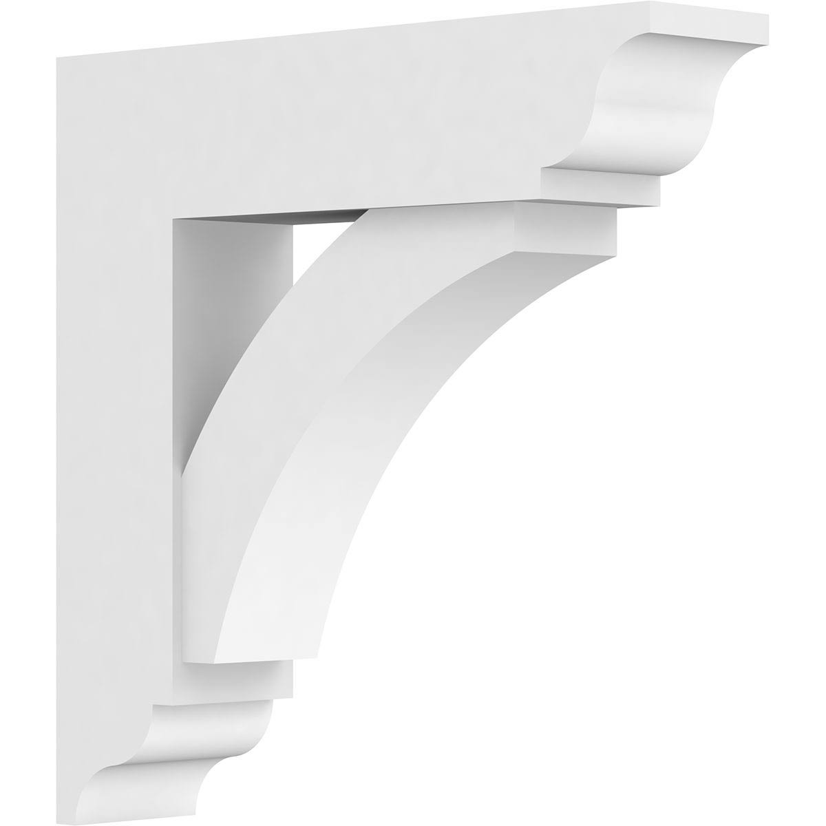 Ekena Millwork BKTP03X16X16THR01 Standard Thorton Architectural Grade PVC Bracket with Traditional Ends - 3 x 16 x 16 in. T0_TMUIECY7 Ekena Millwork BKTP03X16X16THR01 Standard Thorton Architectural Grade PVC Bracket with Traditional Ends - 3 x 16 x 16 in. T0_TMUIECY7