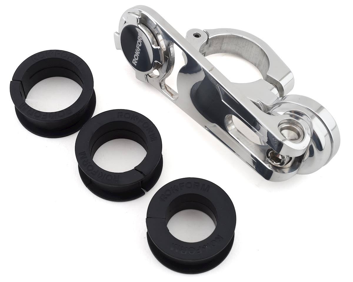 Polished Aluminum Motorcycle Handlebar Mount | Rokform XG_H6QYT57G