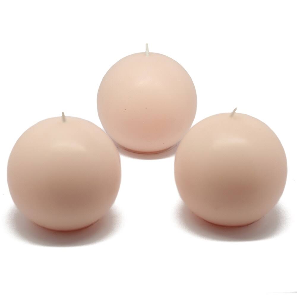Jeco Cbz-015_6 3 inch Pale Ivory Ball Candles (36Pcs/Case) Bulk SB_M9CAFKA5 Jeco Cbz-015_6 3 inch Pale Ivory Ball Candles (36Pcs/Case) Bulk SB_M9CAFKA5