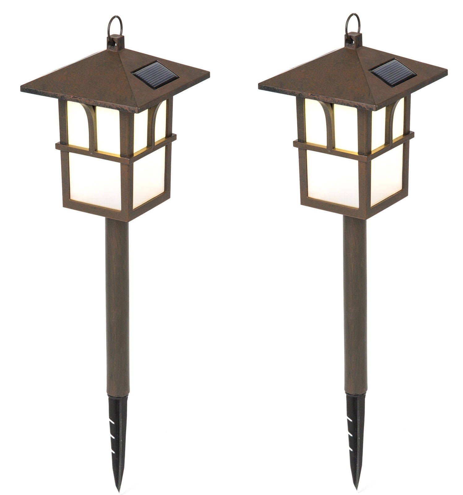 WinsomeHouse Pagoda Solar 1-Light Pathway Light (Set of 2) BD_V02XQWCT WinsomeHouse Pagoda Solar 1-Light Pathway Light (Set of 2) BD_V02XQWCT