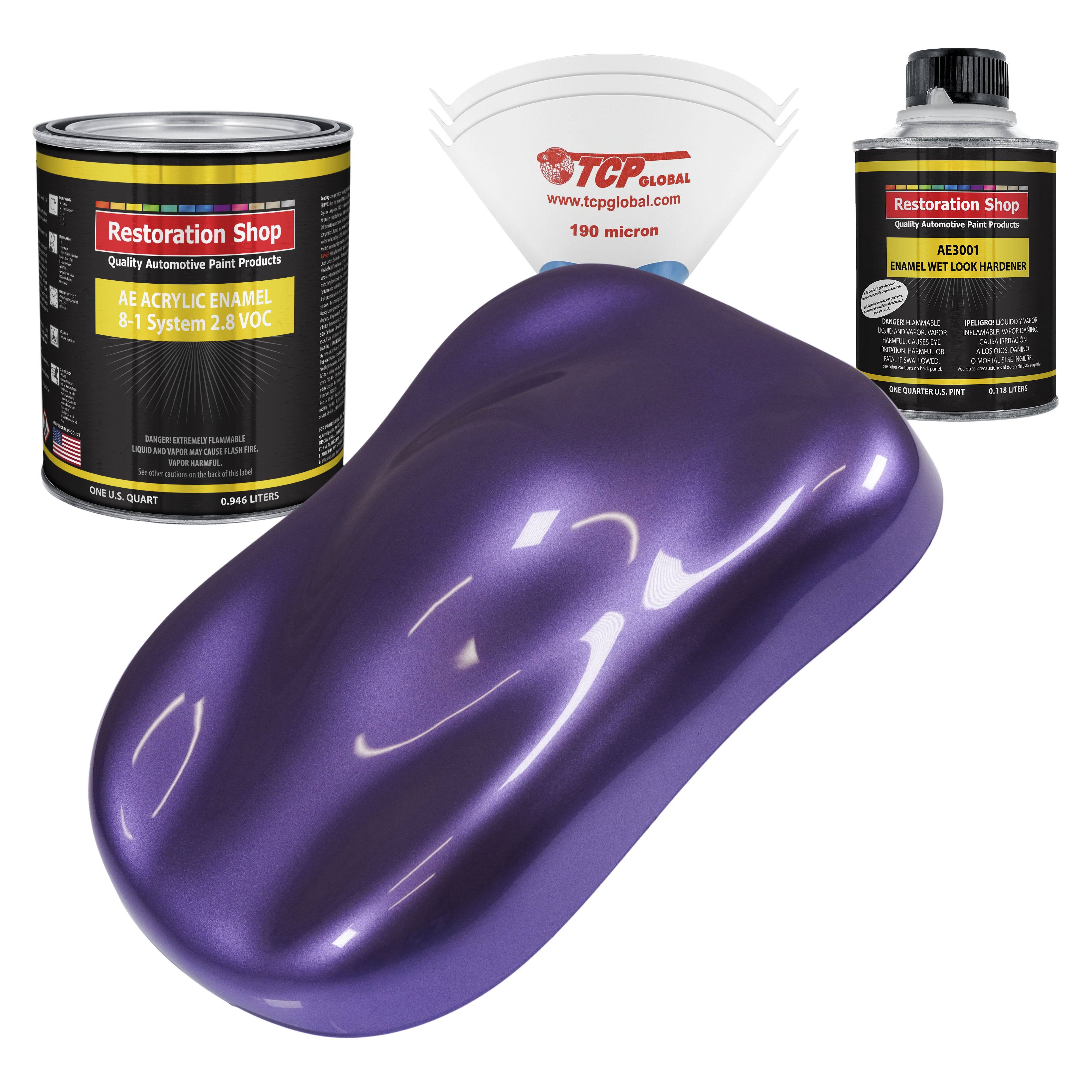 Plum Crazy Metallic Quart Kit Single Stage Acrylic Enamel Auto Body Paint Kit 7Q_QOIT1Z1M