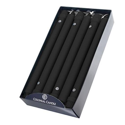 Colonial Candle 12 in Classic Taper Black I5_LS1OE9IK Colonial Candle 12 in Classic Taper Black I5_LS1OE9IK