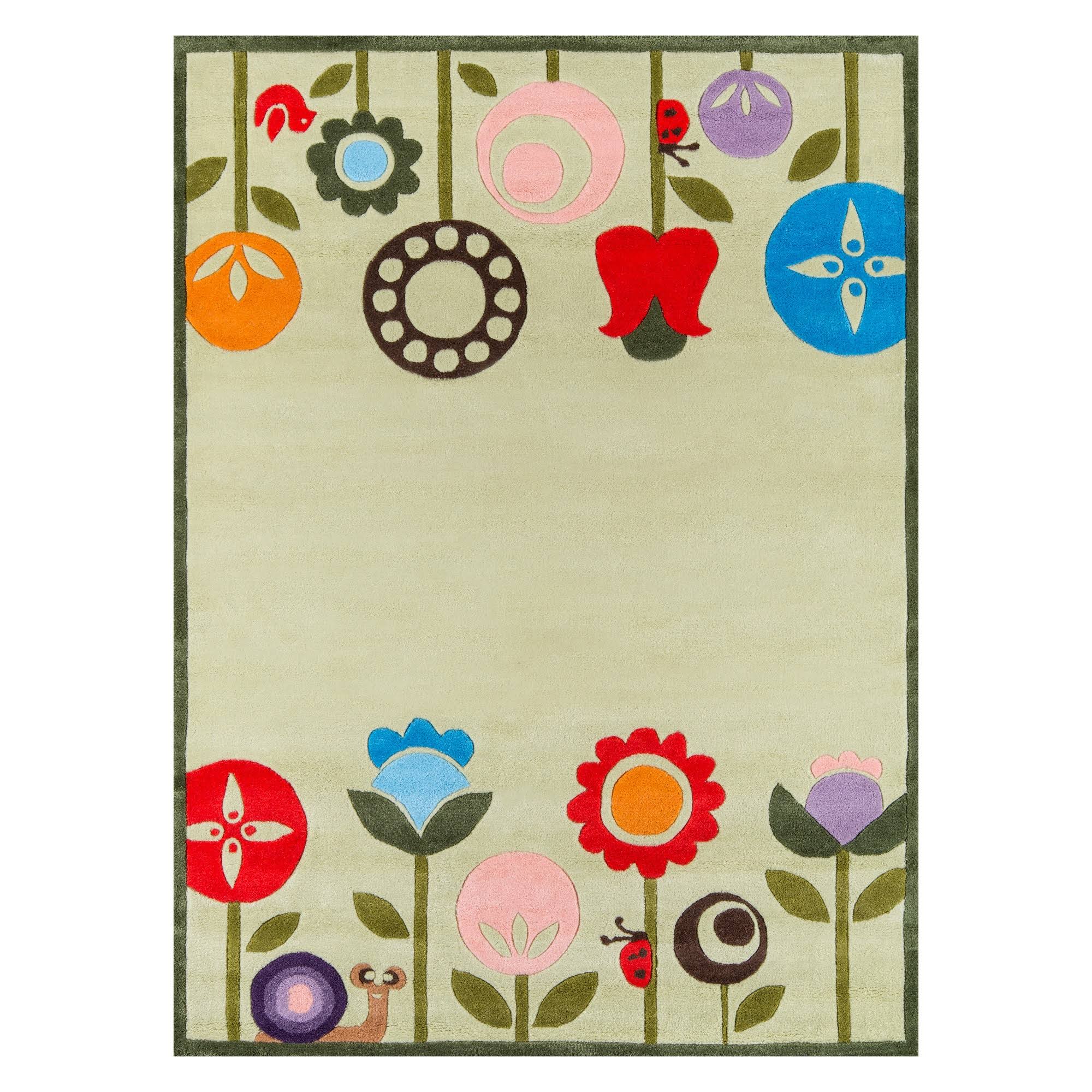 Momeni Lil Mo Whimsy Area Rug, Grass, 4' x 6' MG_WTK1MUFP