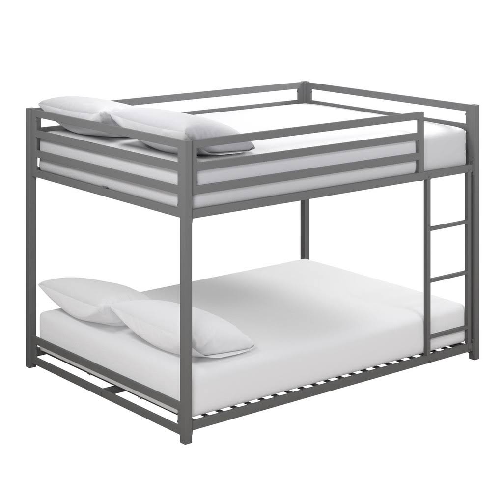 DHP Miles Metal Full Over Full Bunk Bed Silver Full M7_GQGPNDYV DHP Miles Metal Full Over Full Bunk Bed Silver Full M7_GQGPNDYV