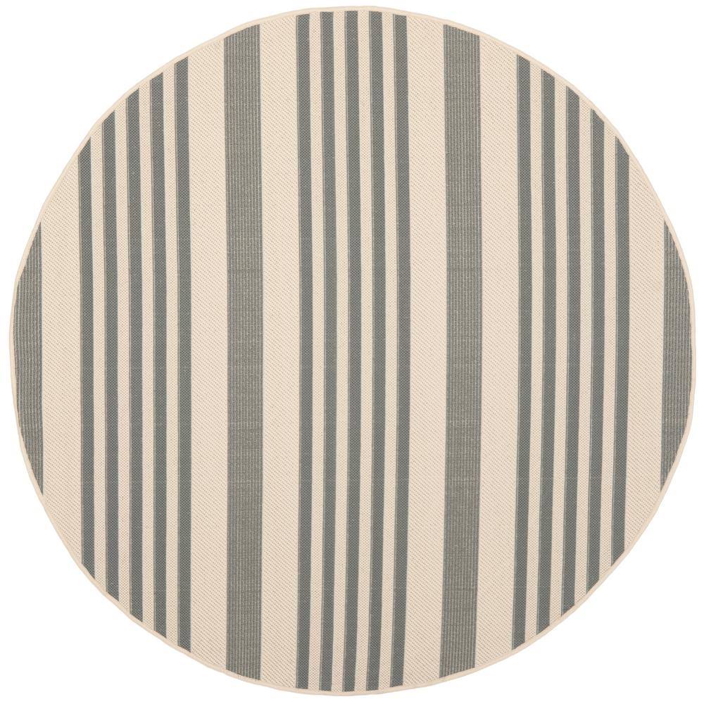 Safavieh Courtyard Caroline Striped Indoor/Outdoor Area Rug or Runner, Size 7'10 inch x 7'10 inch Round KM_U3FZIX91 Safavieh Courtyard Caroline Striped Indoor/Outdoor Area Rug or Runner, Size 7'10 inch x 7'10 inch Round KM_U3FZIX91