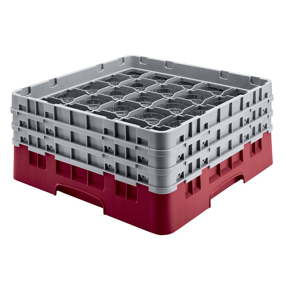 Cambro 36S534416 36-Compartment Glass Rack - Full Size - Cranberry HS_BTPTPUMS