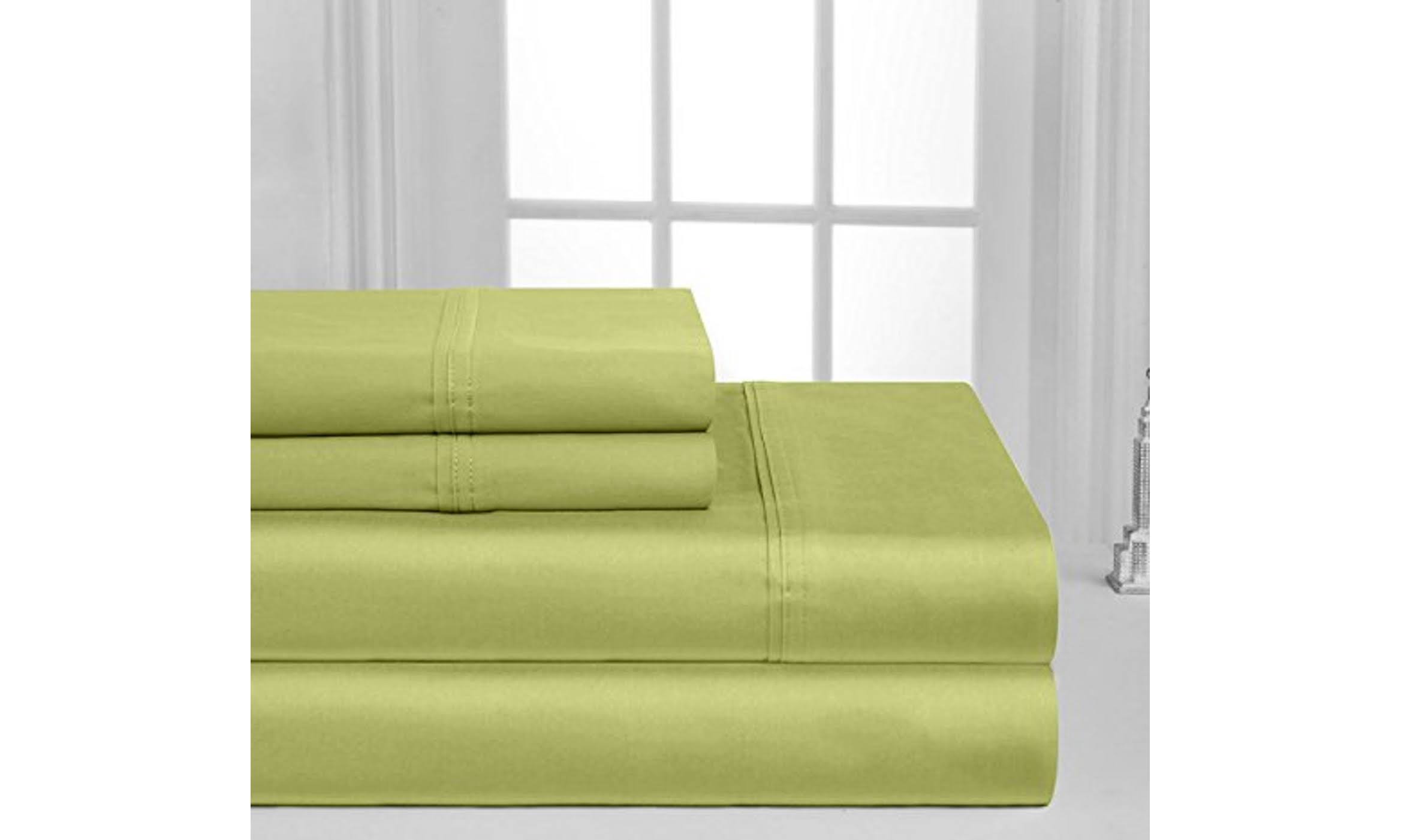 Home Sweet Home Dreams Inc 1000 Thread Count Egyptian Quality Cotton Solid Sheet Set Sage California King Green CP_VZNQQP8U