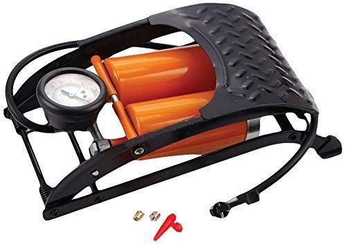 Rac Heavy Duty Double Barrel Foot Pump #gfj KS_JYDBFRVD Rac Heavy Duty Double Barrel Foot Pump #gfj KS_JYDBFRVD