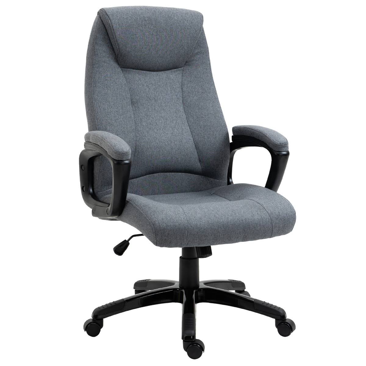 Vinsetto Ergonomic Office Chair Adjustable Height Linen Fabric Rocker 360 Swivel Task SEAT, Grey VJ_UDIUACZG Vinsetto Ergonomic Office Chair Adjustable Height Linen Fabric Rocker 360 Swivel Task SEAT, Grey VJ_UDIUACZG