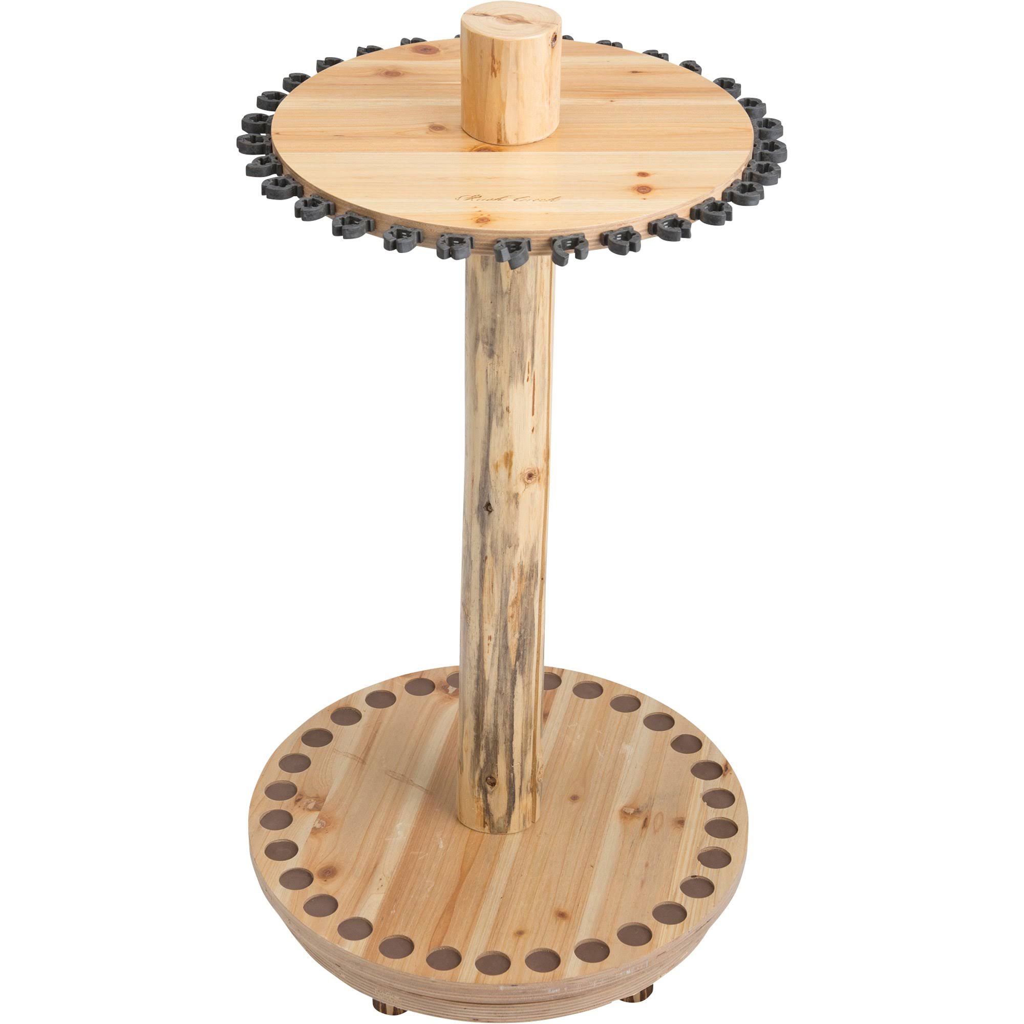 Rush Creek Creations Round Spinning 30 Fishing Rod Rack O9_BMXEOQ2Y