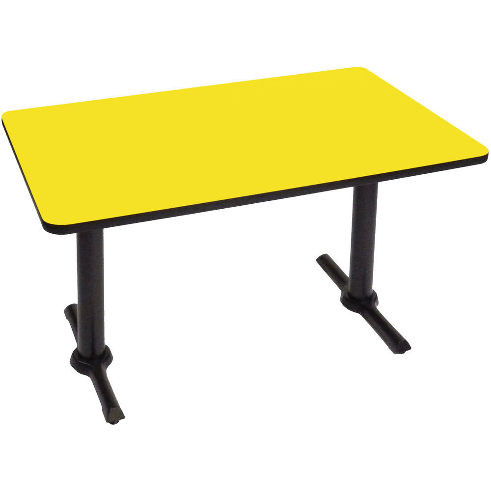 Correll Inc Cafe and Breakroom Table W T-Bases in Yellow | ShopLadder TD_9SWBTFSZ Correll Inc Cafe and Breakroom Table W T-Bases in Yellow | ShopLadder TD_9SWBTFSZ