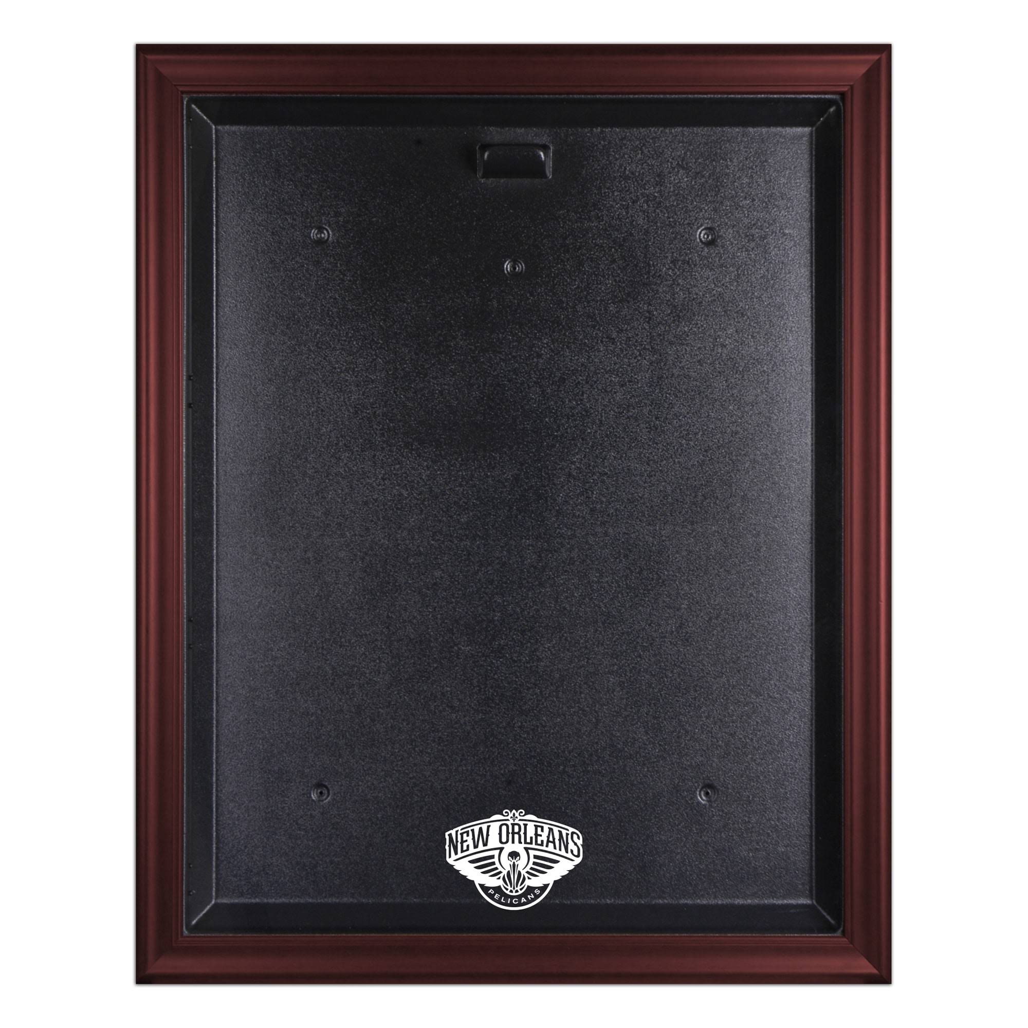 New Orleans Pelicans Mahogany Finished Logo Jersey Display Case IO_ZREMKR7G New Orleans Pelicans Mahogany Finished Logo Jersey Display Case IO_ZREMKR7G