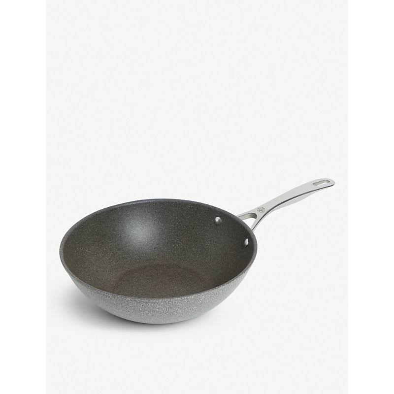 Ballarini Salina Aluminium and Stainless-Steel Wok 30cm EQ_8WMFGMZ1 Ballarini Salina Aluminium and Stainless-Steel Wok 30cm EQ_8WMFGMZ1