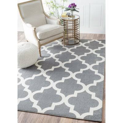 Sherrer Geometric Gray Area Rug Wrought Studio Rug Size Rectangle 10' x 14' G5_LL2WIE5B Sherrer Geometric Gray Area Rug Wrought Studio Rug Size Rectangle 10' x 14' G5_LL2WIE5B
