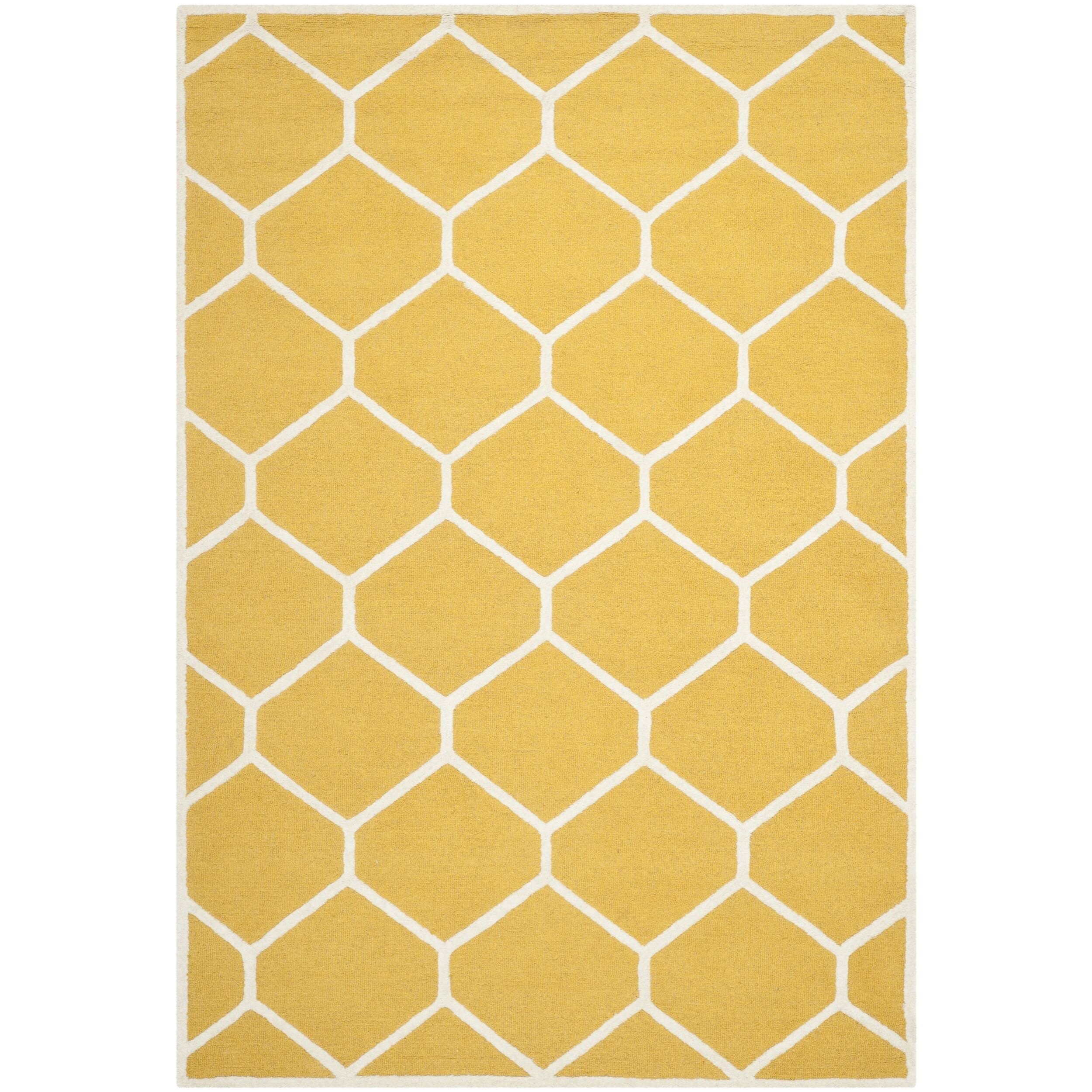 Safavieh Cambridge Gold Ivory 6' x 9' Rug MQ_NVMS1EWE Safavieh Cambridge Gold Ivory 6' x 9' Rug MQ_NVMS1EWE