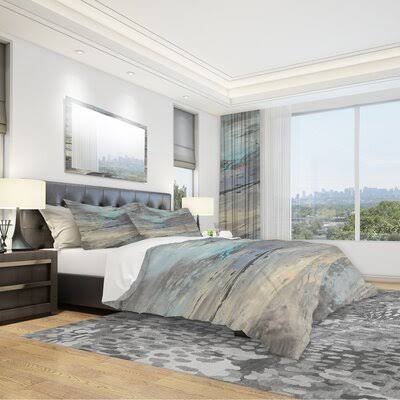Panel I Duvet Cover Set East Urban Home Size: Twin Duvet Cover + 1 Sham 1N_YMAWF61B Panel I Duvet Cover Set East Urban Home Size: Twin Duvet Cover + 1 Sham 1N_YMAWF61B