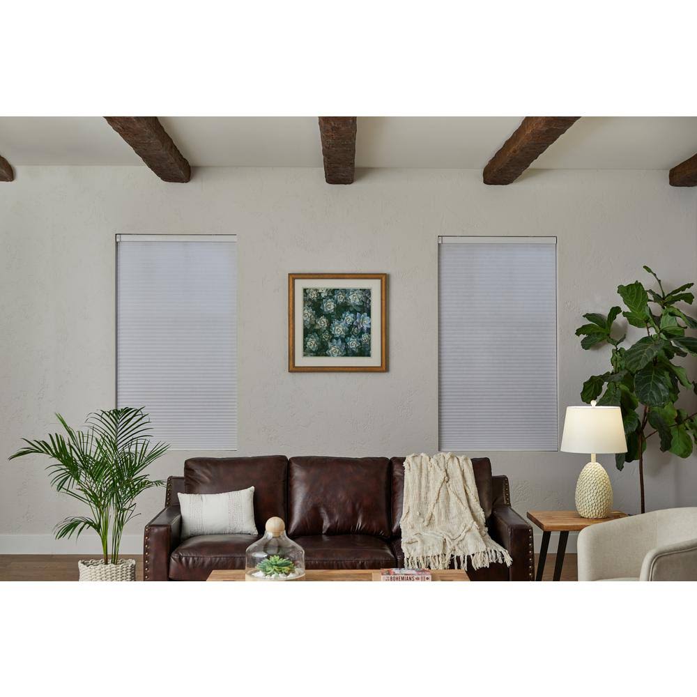 Home Decorators Collection White Cordless Blackout Cellular Shade - 44 in. W x 48 in. L (Motorization Compatible), Winter White 0Q_DWHRYB2D