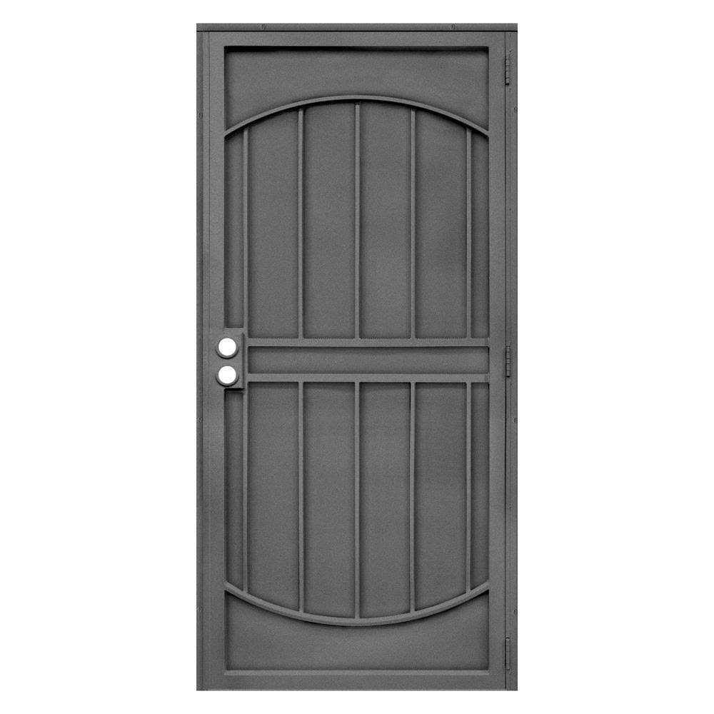 Titan 36 in. x 80 in. Arcada Silverado Surface Mount Outswing Steel Security Door with Expanded Metal Screen, IDR06400362127 GC_VQC13EH1 Titan 36 in. x 80 in. Arcada Silverado Surface Mount Outswing Steel Security Door with Expanded Metal Screen, IDR06400362127 GC_VQC13EH1