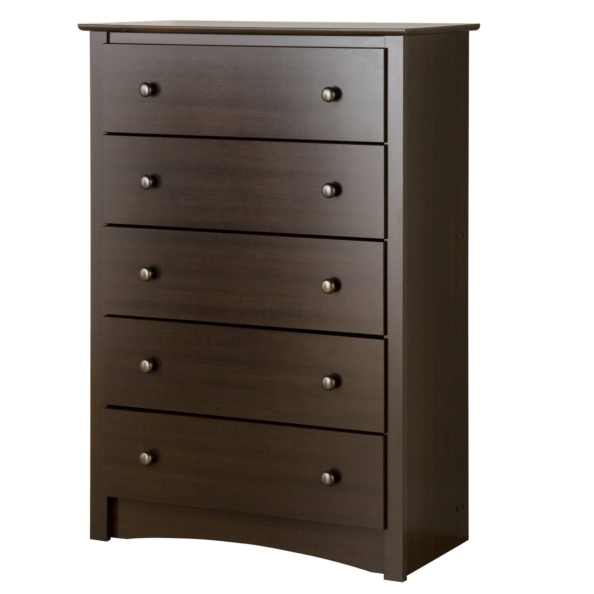 Prepac Fremont 5 Drawer Chest Espresso Brown OW_JGV6GVG8 Prepac Fremont 5 Drawer Chest Espresso Brown OW_JGV6GVG8