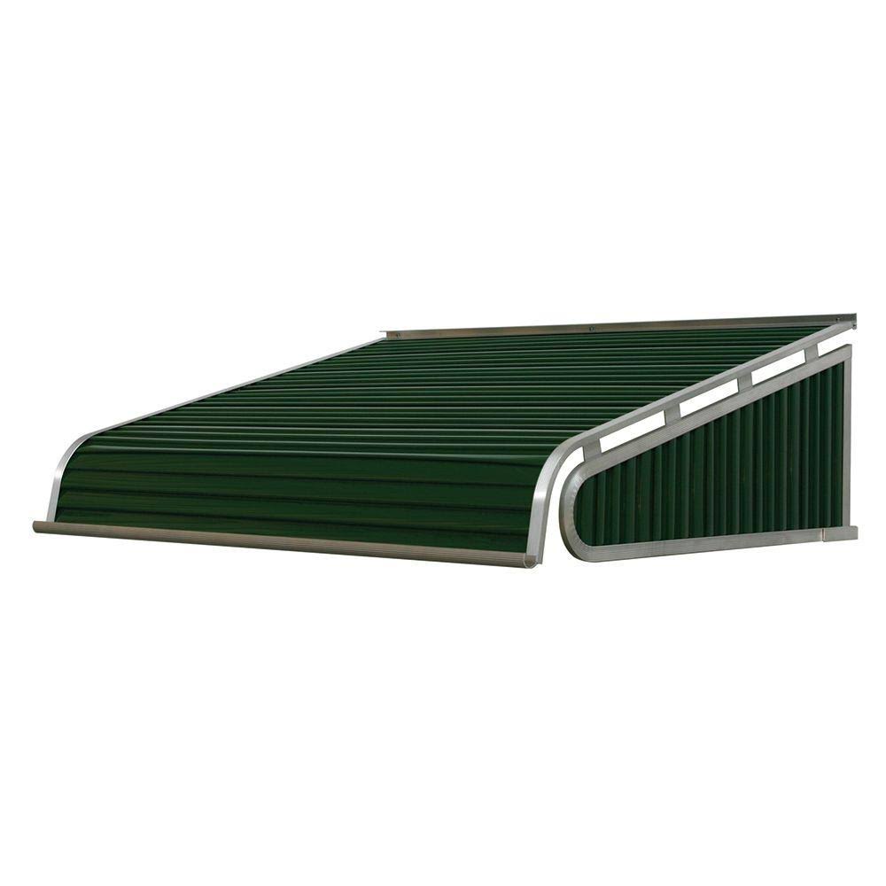 NuImage Awnings 1500 84-in Wide x 48-in Projection Evergreen Solid Fixed Door Awning | K150808425 FC_KT6QNYTT