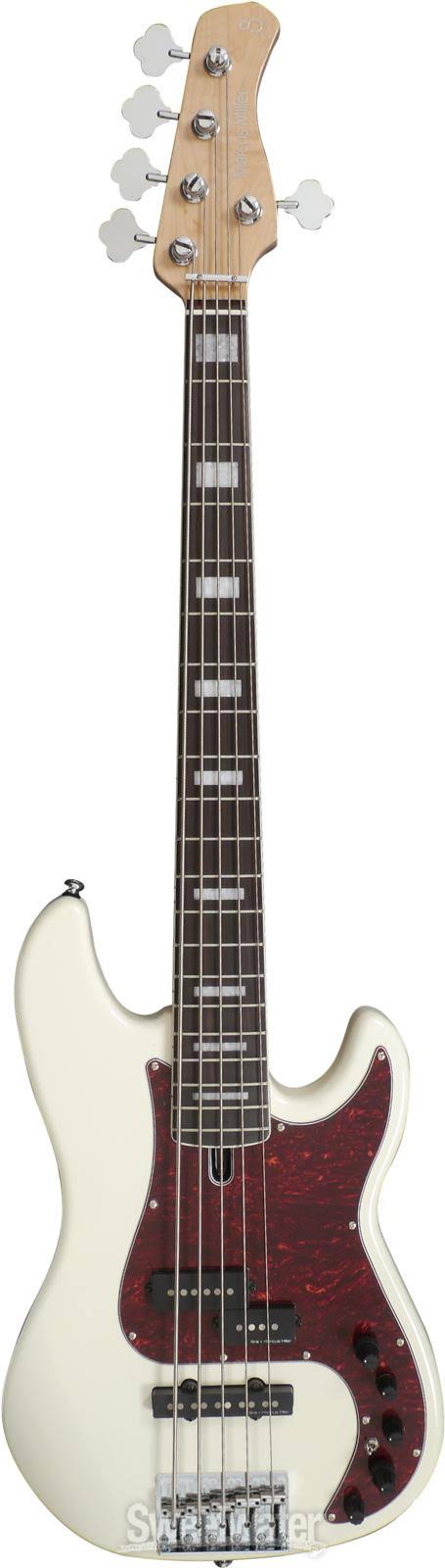 Sire Marcus Miller P7 Alder 5-String Bass Antique White JC_HAQTUINY