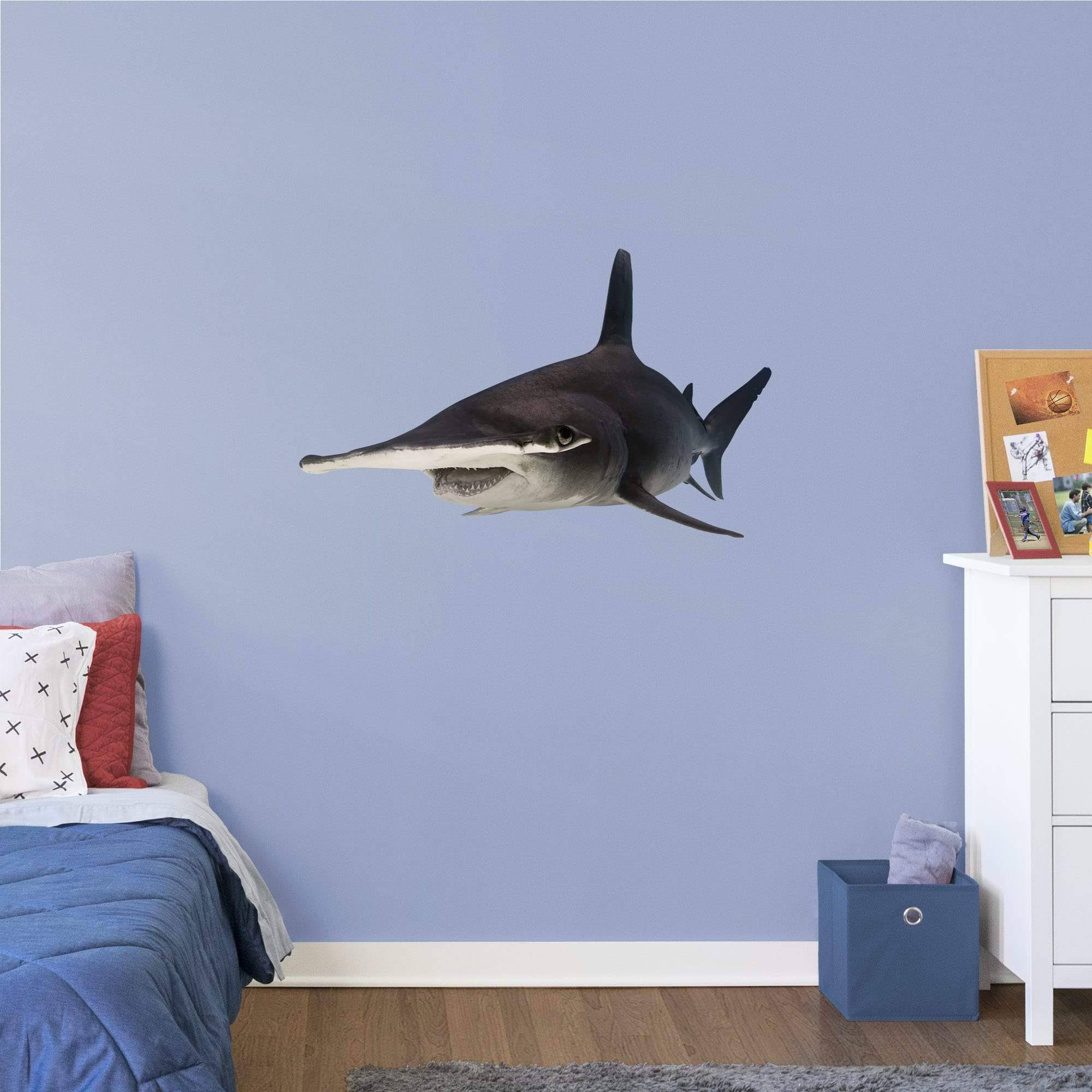 Shark Hammerhead - Removable Vinyl Wall Decal XL by Fathead 7Z_JJXZWIK3 Shark Hammerhead - Removable Vinyl Wall Decal XL by Fathead 7Z_JJXZWIK3