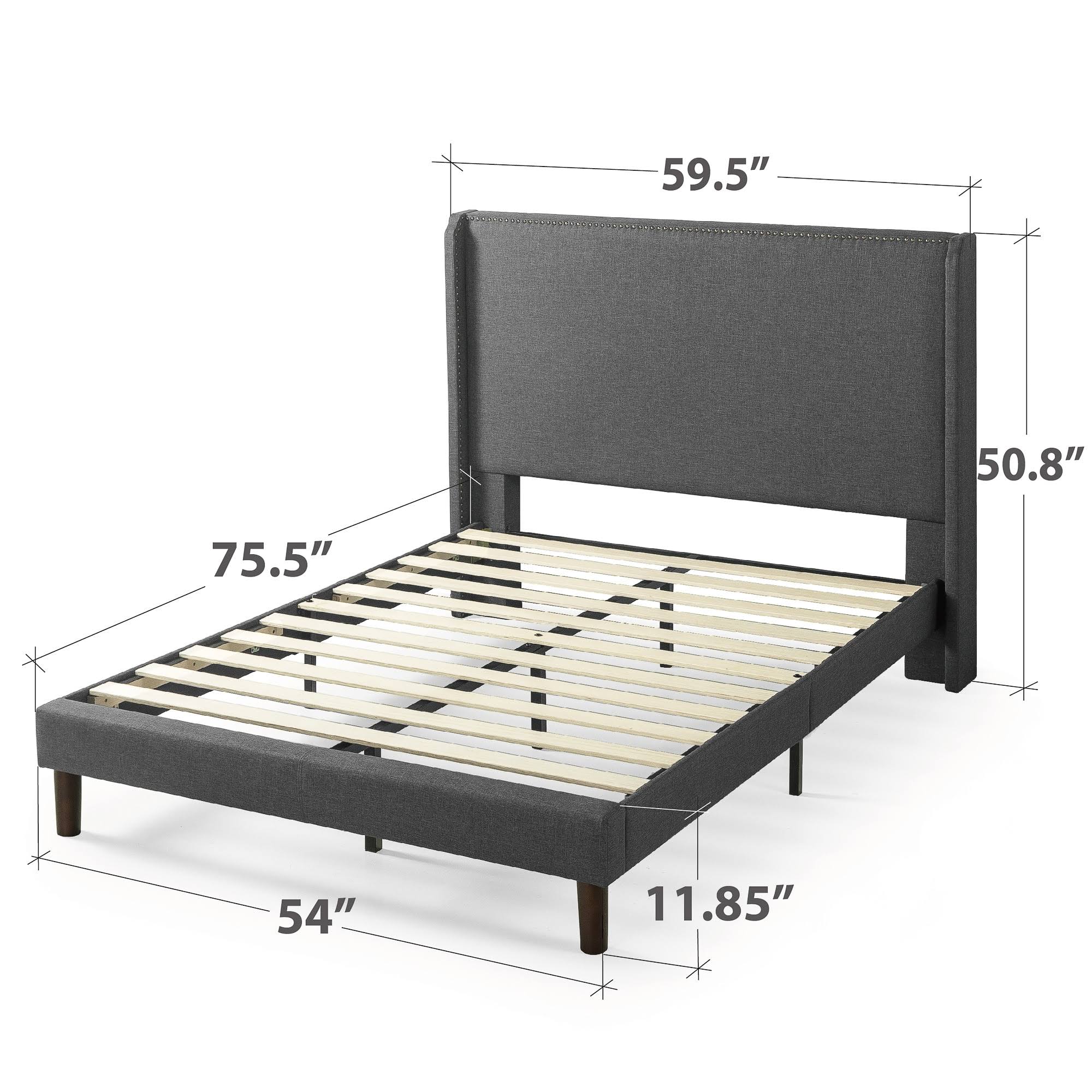 Copper Grove Dieren Upholstered Wingback Platform Bed Full S2_BZFSS2CO